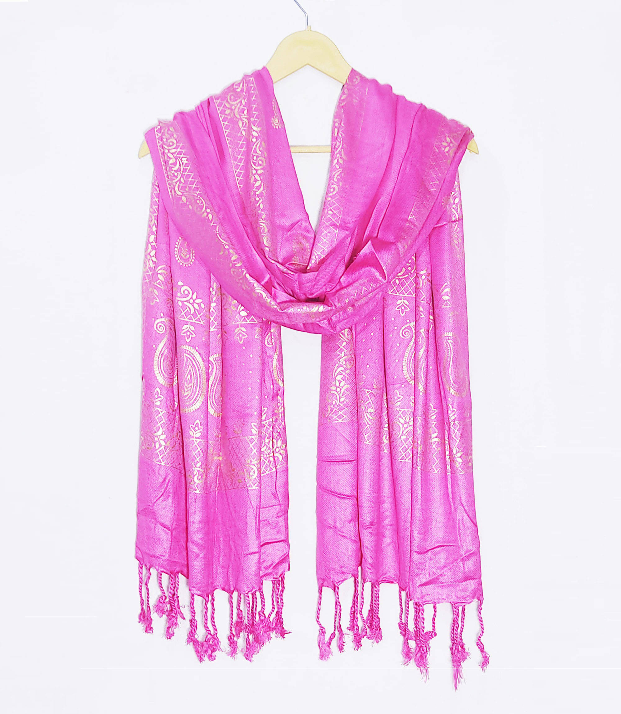 Pink Lime Stole Pink Satin Women's Scarf ( Pack of 1 ) Pink Lime Stole Pink Satin Women's Scarf ( Pack of 1 )