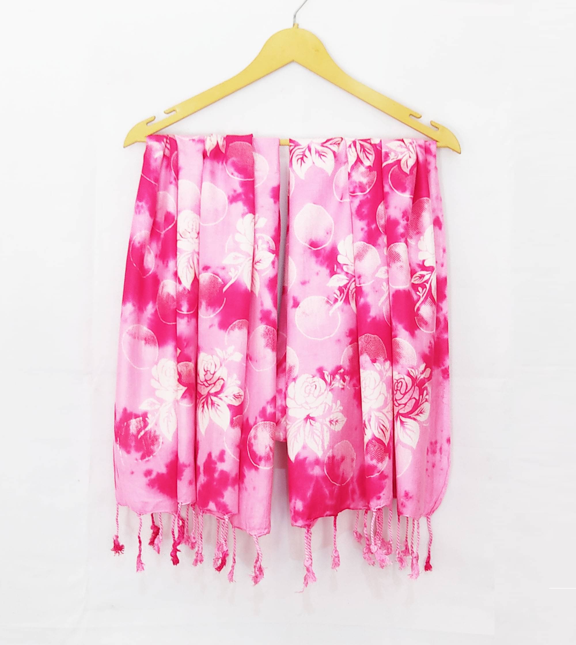 Pink Lime Stole Red Rayon Women's Scarf ( Pack of 1 ) Pink Lime Stole Red Rayon Women's Scarf ( Pack of 1 )