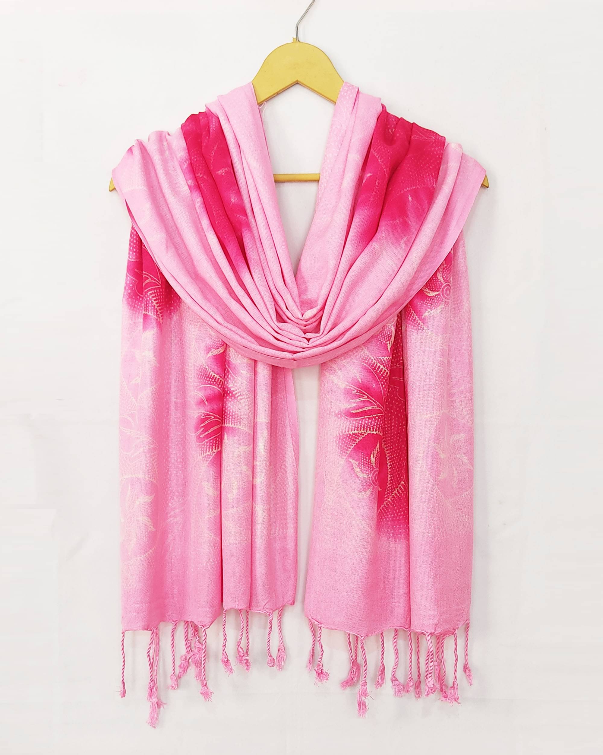     			Pink Lime Stole Red Rayon Women's Scarf ( Pack of 1 )