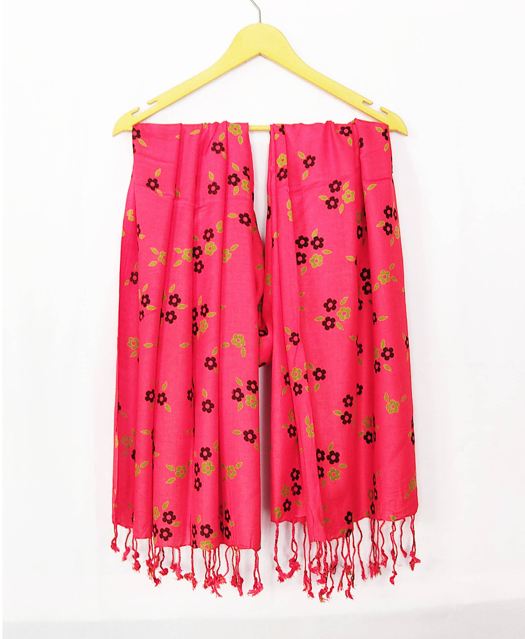     			Pink Lime Stole Red Rayon Women's Scarf ( Pack of 1 )