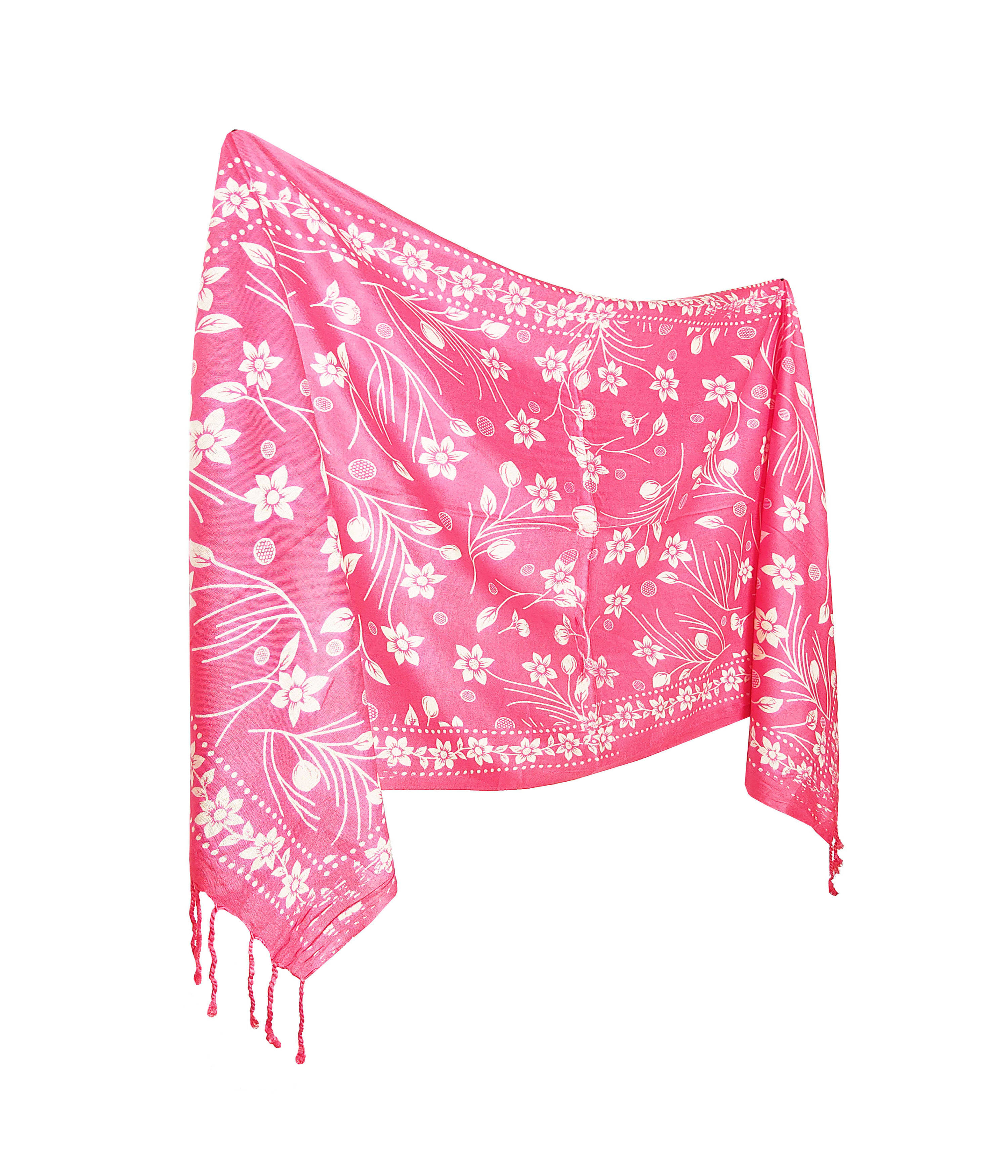     			Pink Lime Stole Red Rayon Women's Scarf ( Pack of 1 )