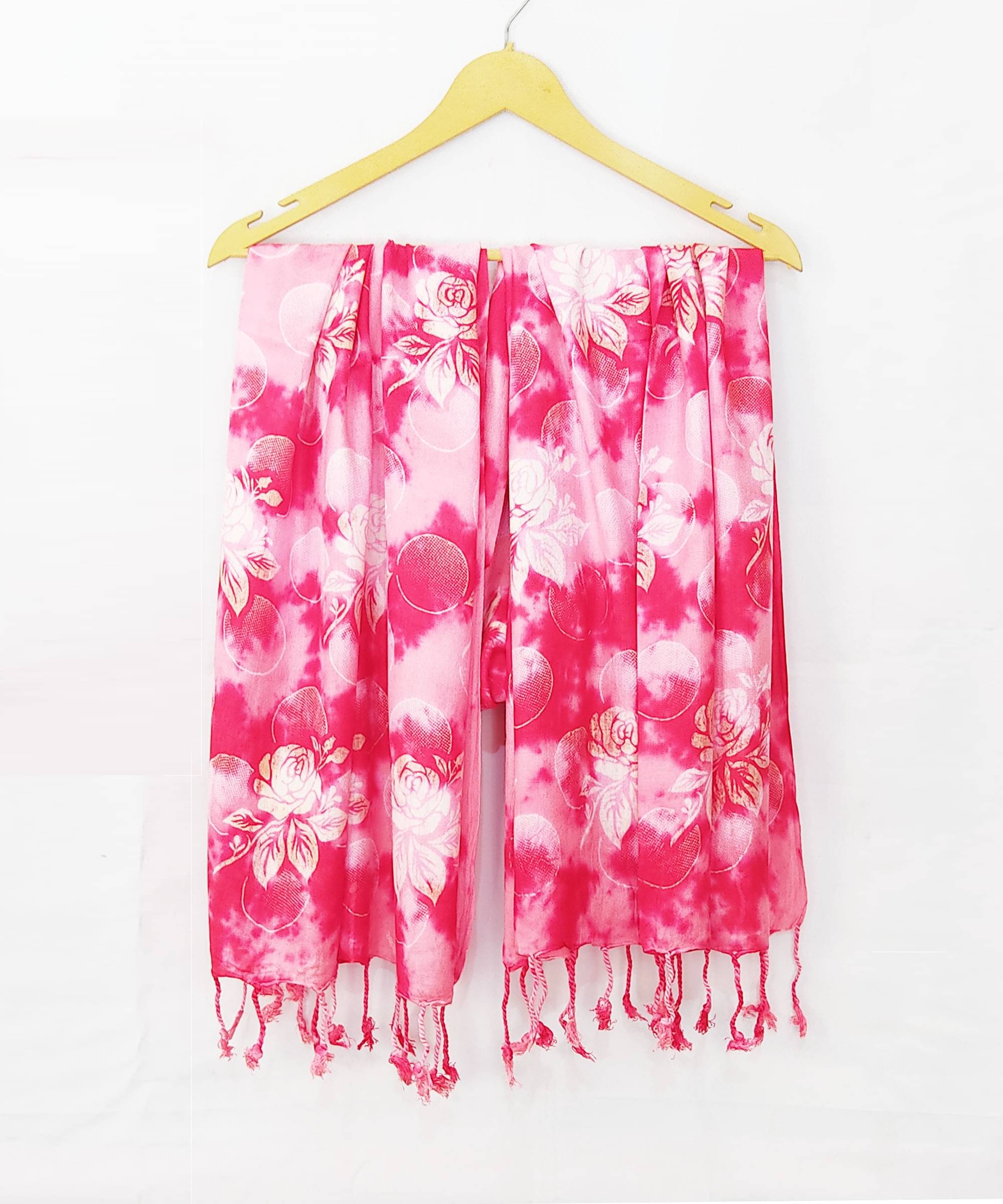 Pink Lime Stole Red Rayon Women's Scarf ( Pack of 1 ) Pink Lime Stole Red Rayon Women's Scarf ( Pack of 1 )