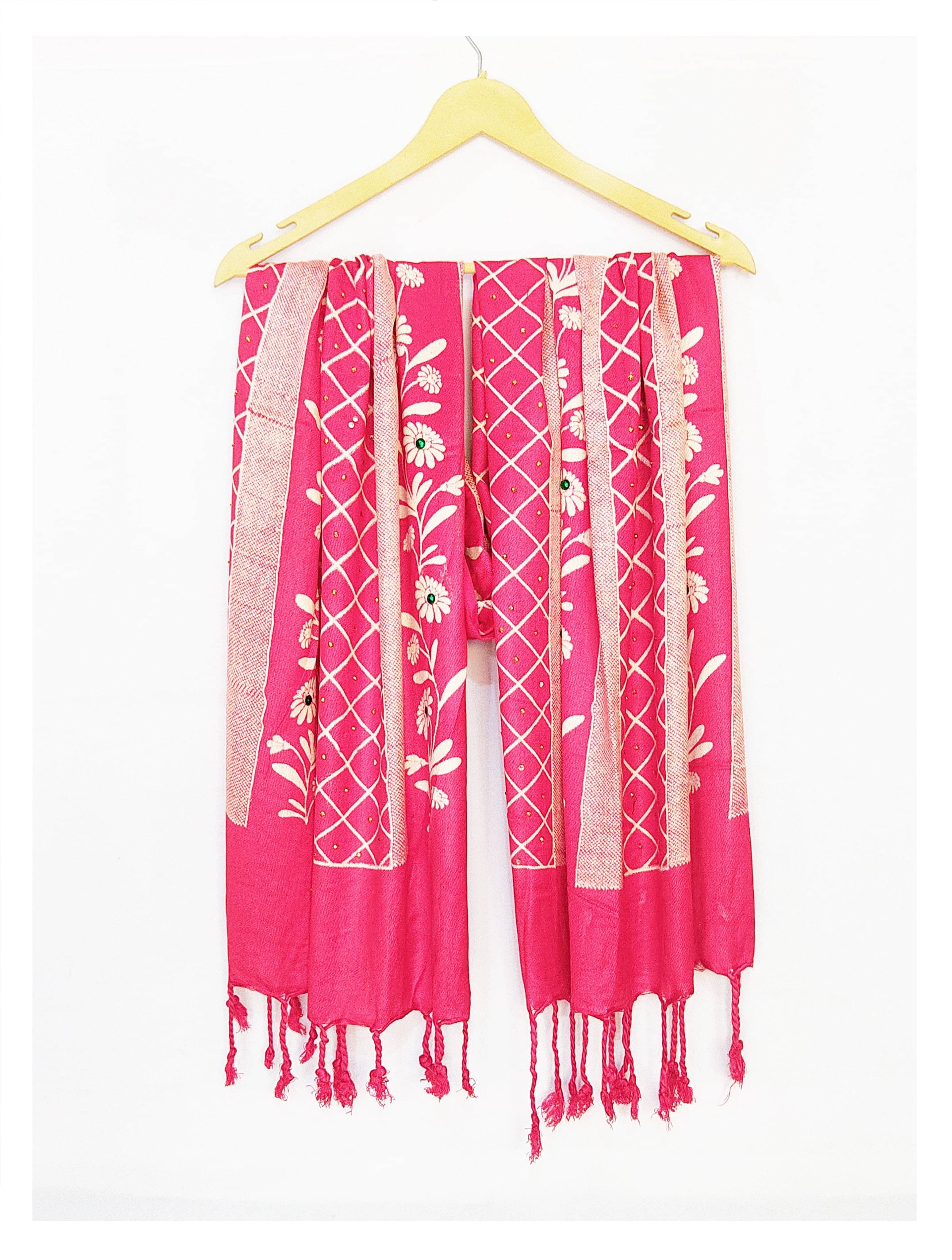 Pink Lime Stole Red Satin Women's Scarf ( Pack of 1 ) Pink Lime Stole Red Satin Women's Scarf ( Pack of 1 )