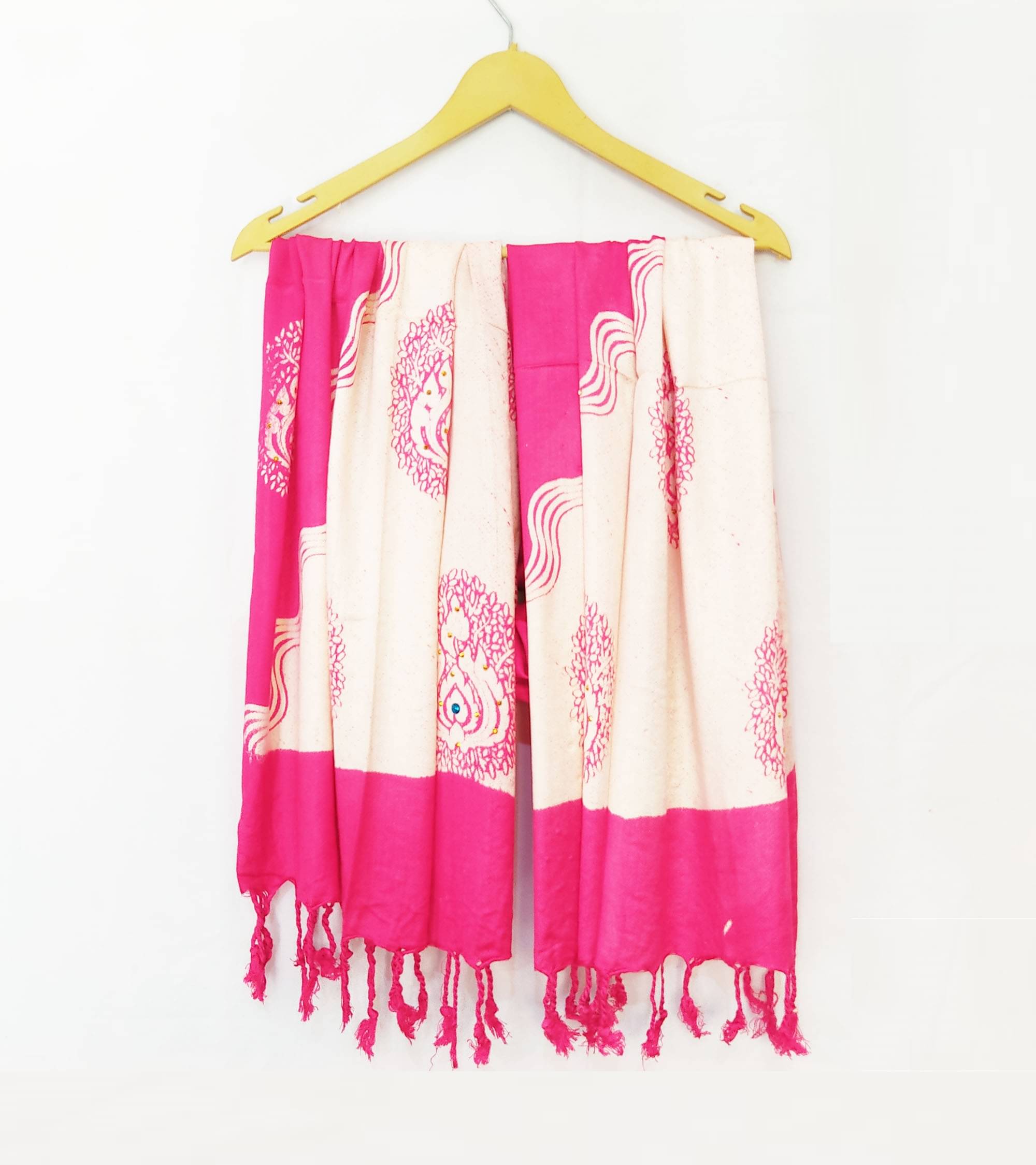     			Pink Lime Stole Red Satin Women's Scarf ( Pack of 1 )