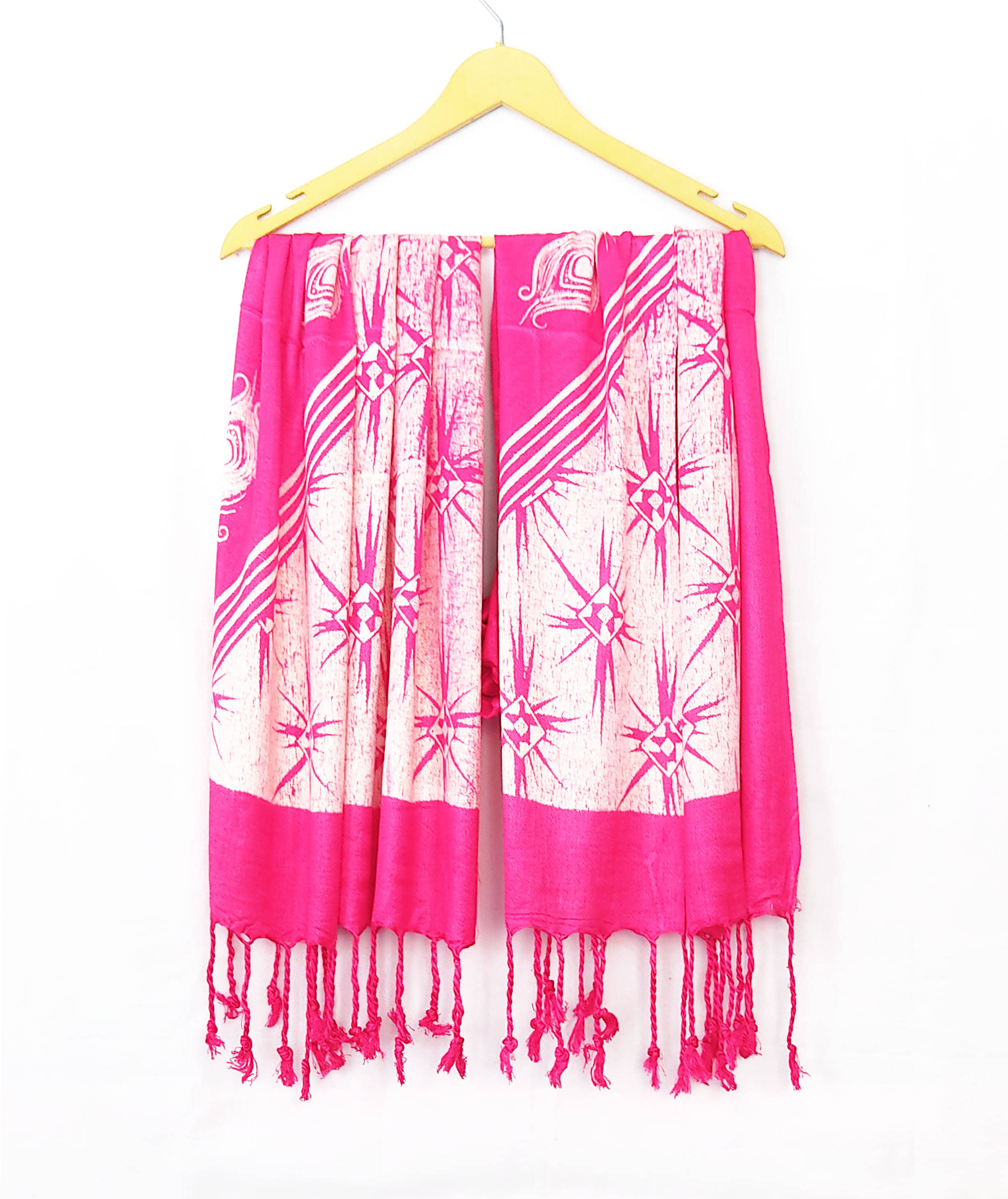     			Pink Lime Stole Red Satin Women's Scarf ( Pack of 1 )