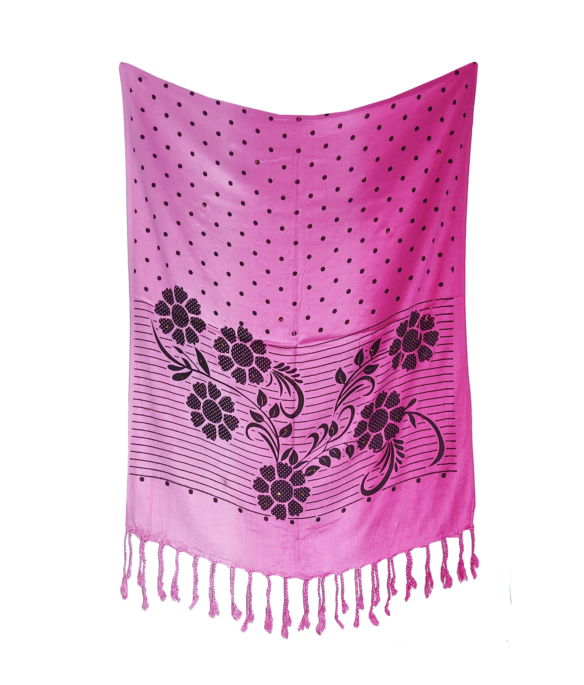     			Pink Lime Stole Red Satin Women's Scarf ( Pack of 1 )