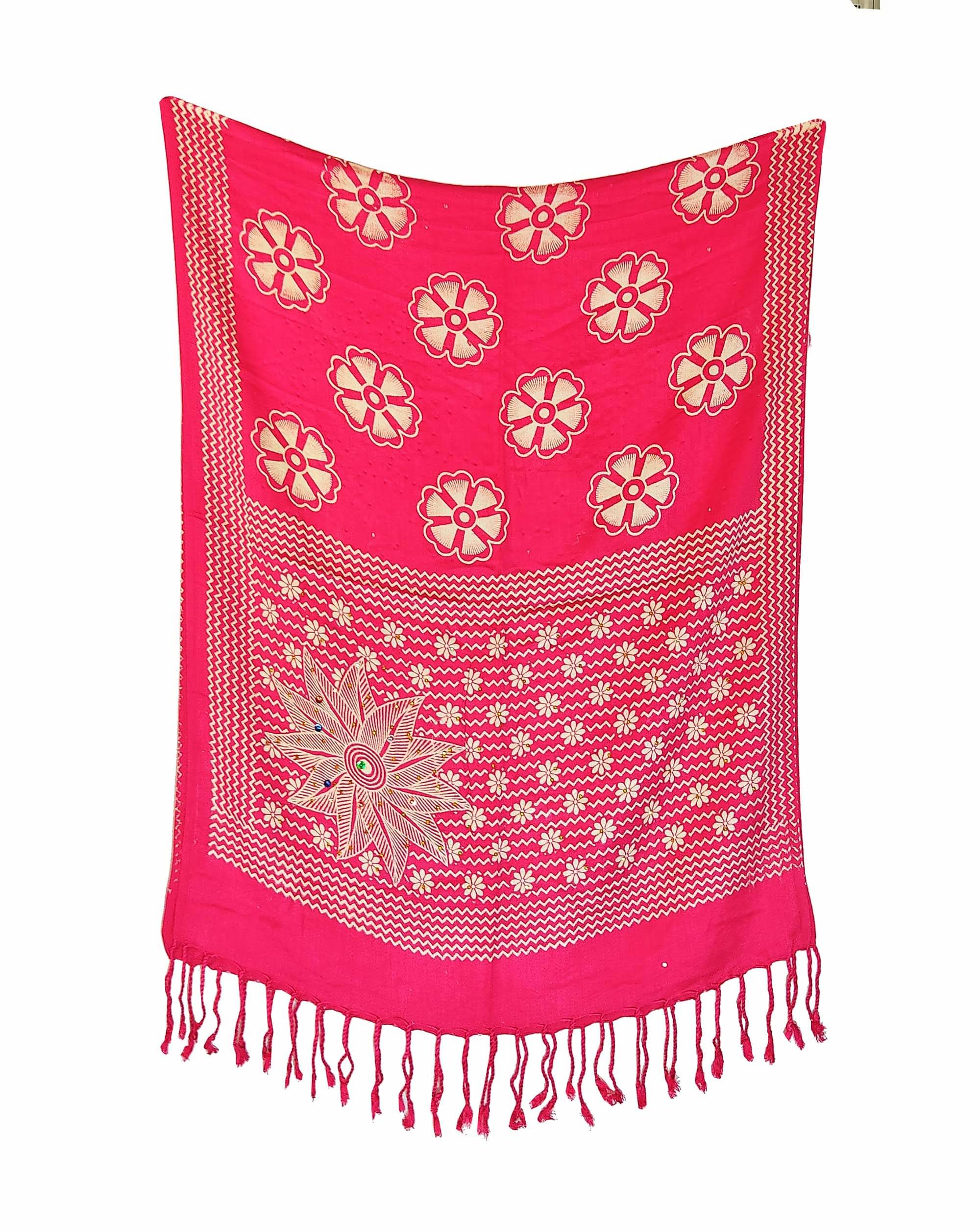 Pink Lime Stole Red Satin Women's Scarf ( Pack of 1 ) Pink Lime Stole Red Satin Women's Scarf ( Pack of 1 )