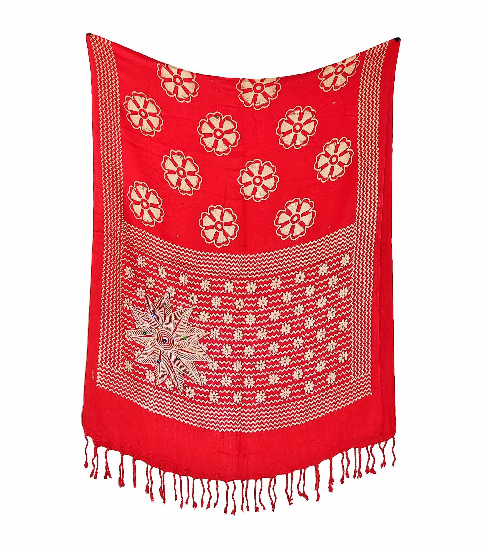 Pink Lime Stole Red Satin Women's Scarf ( Pack of 1 ) Pink Lime Stole Red Satin Women's Scarf ( Pack of 1 )