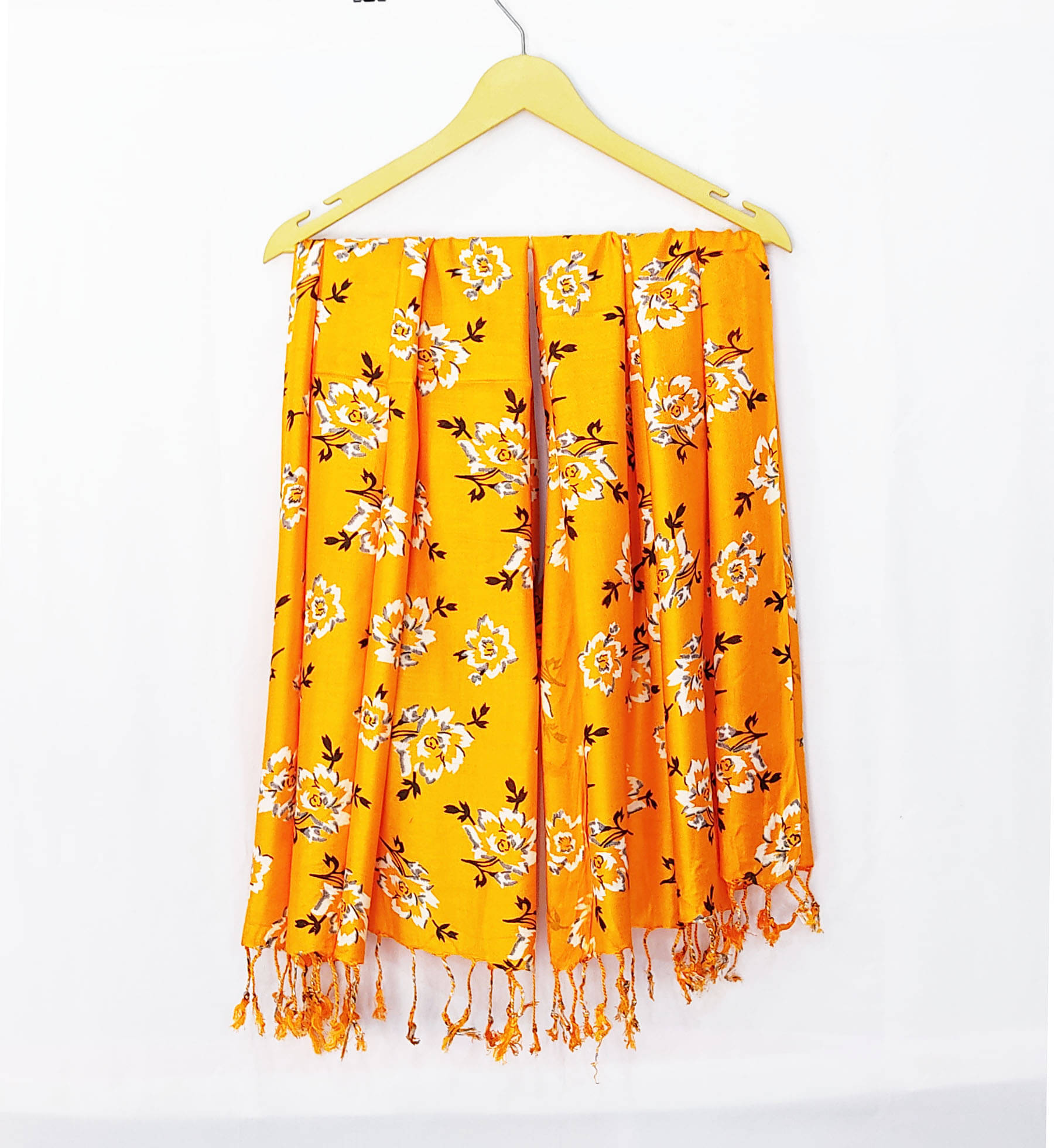 Pink Lime Stole Yellow Rayon Women's Scarf ( Pack of 1 )     			Pink Lime Stole Yellow Rayon Women's Scarf ( Pack of 1 )