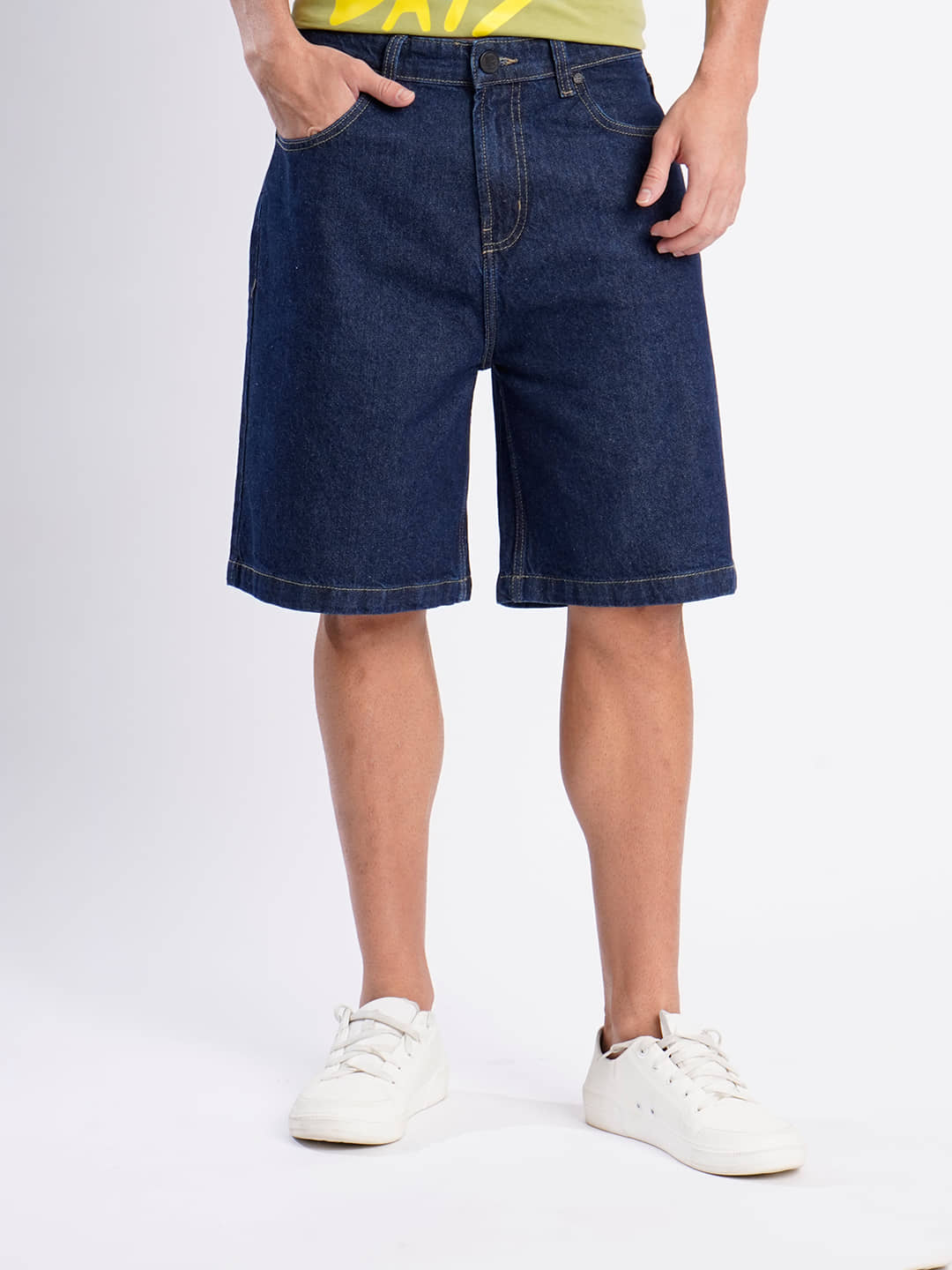Bene Kleed Blue Cotton Men's Denim Shorts ( Pack of 1 ) - Shorts | Buy online on ZillyBuy