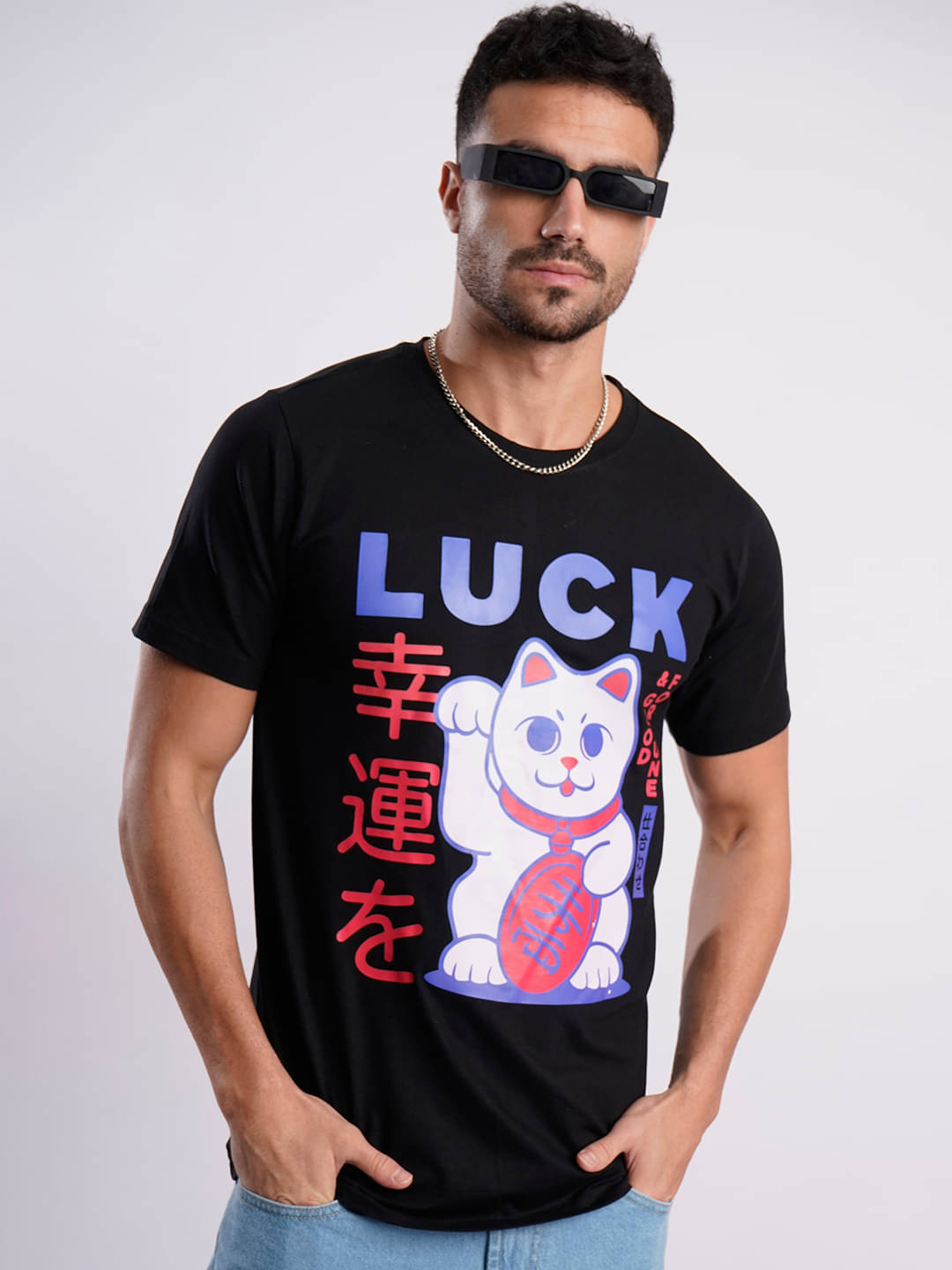Bene Kleed Men Cotton Blend Regular Fit Printed T-Shirt ( Black ) Bene Kleed Men Cotton Blend Regular Fit Printed T-Shirt ( Black )