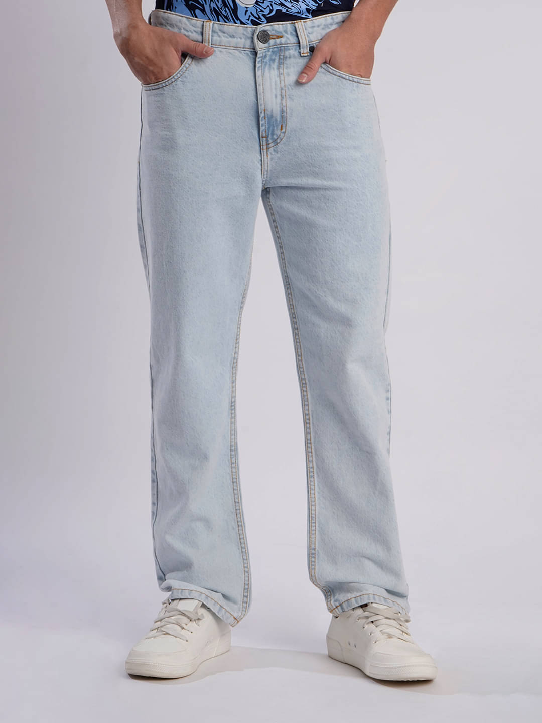     			Bene Kleed Straight Basic Men's Jeans - Blue ( Pack of 1 )