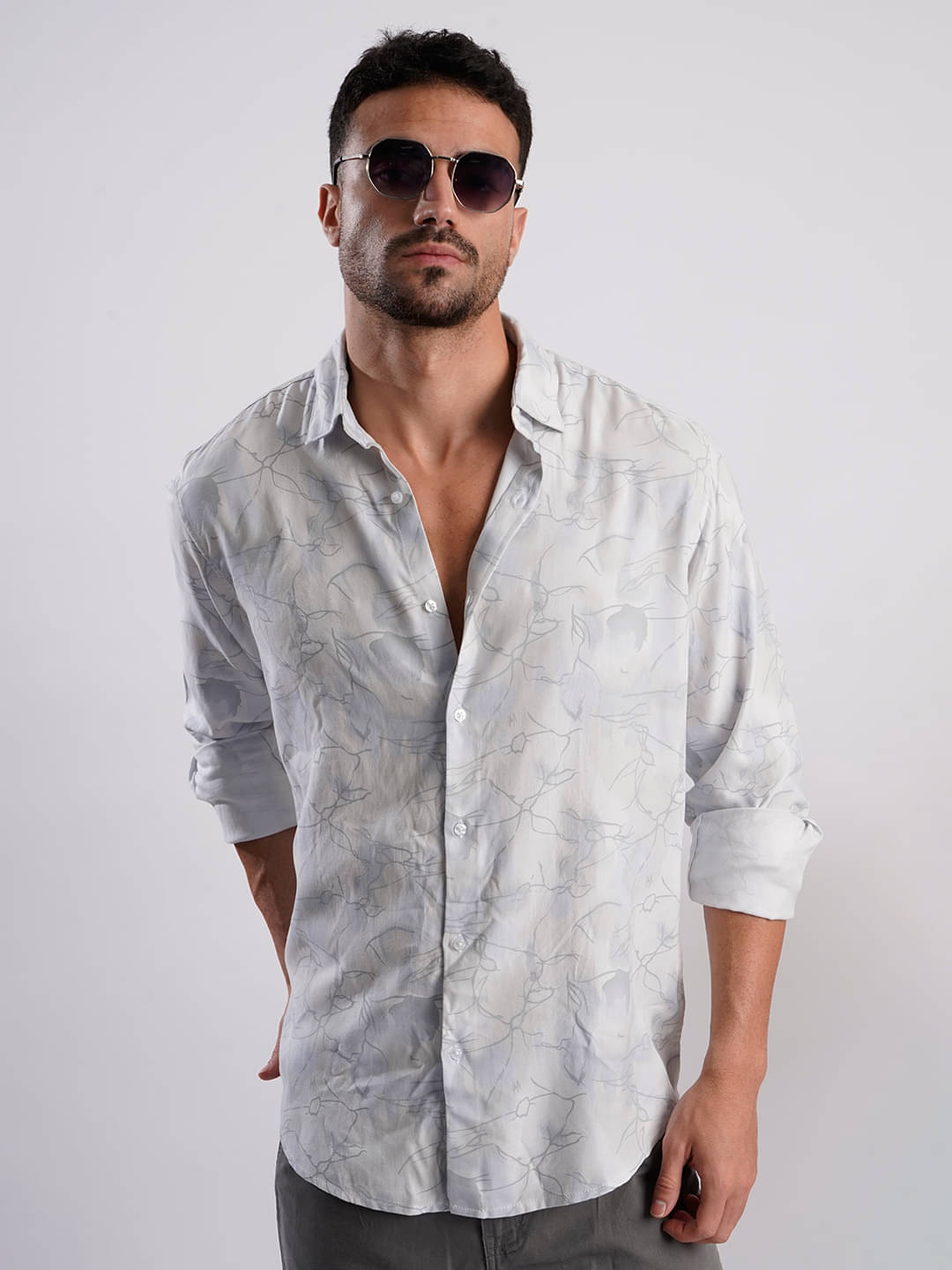 IVOC Rayon Regular Fit Printed Full Sleeves Men's Casual Shirt - Multicolor ( Pack of 1 )     			IVOC Rayon Regular Fit Printed Full Sleeves Men's Casual Shirt - Multicolor ( Pack of 1 )