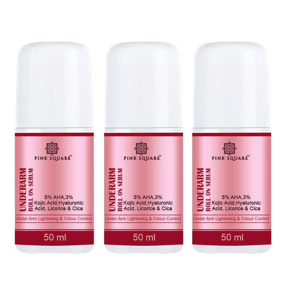 5% AHA UnderArm RollOn with Licorice Fights Body Odor, Whitens & Brightens Deodorant Roll-ons for Unisex 50ml Pack of 3 5% AHA UnderArm RollOn with Licorice Fights Body Odor, Whitens & Brightens Deodorant Roll-ons for Unisex 50ml Pack of 3