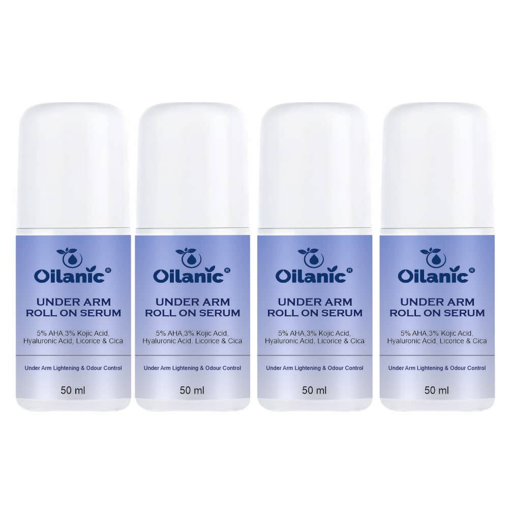 5% AHA UnderArm RollOn with Licorice Fights Body Odor, Whitens & Brightens Deodorant Roll-ons for Unisex 50ml Pack of 4 5% AHA UnderArm RollOn with Licorice Fights Body Odor, Whitens & Brightens Deodorant Roll-ons for Unisex 50ml Pack of 4