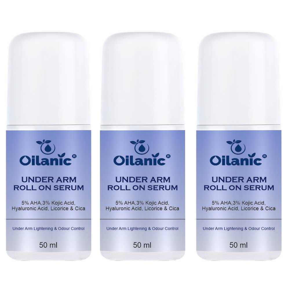 5% AHA UnderArm RollOn with Licorice Fights Body Odor, Whitens & Brightens Deodorant Roll-ons for Unisex 50ml Pack of 3 5% AHA UnderArm RollOn with Licorice Fights Body Odor, Whitens & Brightens Deodorant Roll-ons for Unisex 50ml Pack of 3