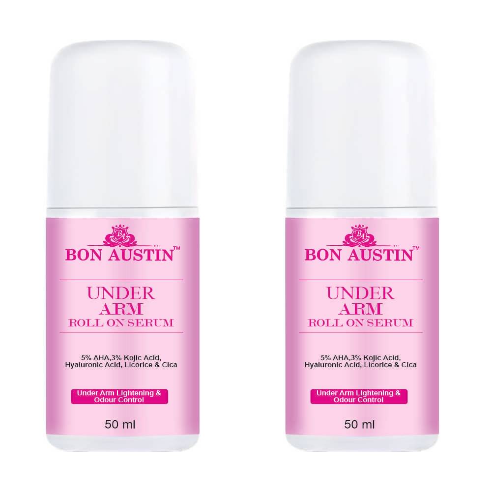 5% AHA UnderArm RollOn with Licorice Fights Body Odor, Whitens & Brightens Deodorant Roll-ons for Unisex 50ml Pack of 2     			5% AHA UnderArm RollOn with Licorice Fights Body Odor, Whitens & Brightens Deodorant Roll-ons for Unisex 50ml Pack of 2