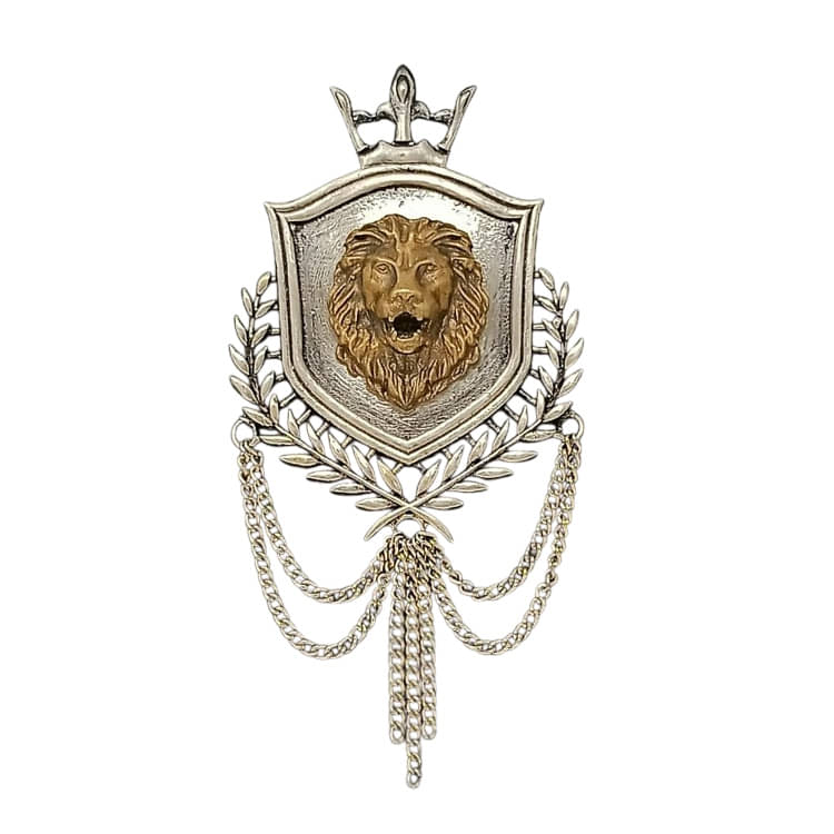 AAMIYA Gold Brooches & Saree Pins ( Pack of 1 ) AAMIYA Gold Brooches & Saree Pins ( Pack of 1 )