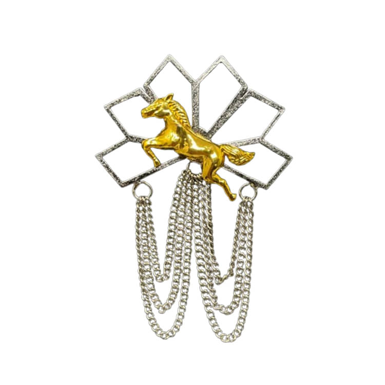 AAMIYA Gold Brooches & Saree Pins ( Pack of 1 ) AAMIYA Gold Brooches & Saree Pins ( Pack of 1 )