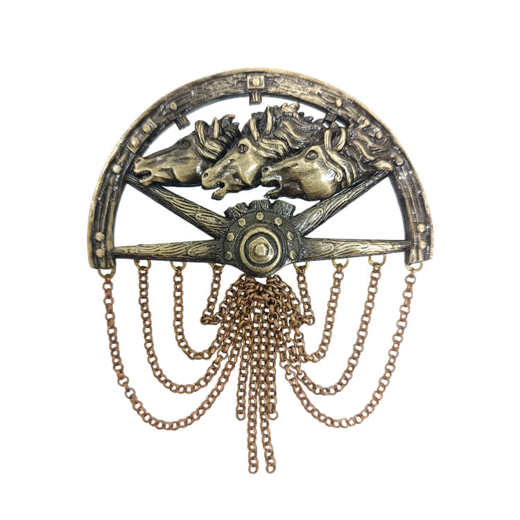 AAMIYA Gold Brooches & Saree Pins ( Pack of 1 ) AAMIYA Gold Brooches & Saree Pins ( Pack of 1 )
