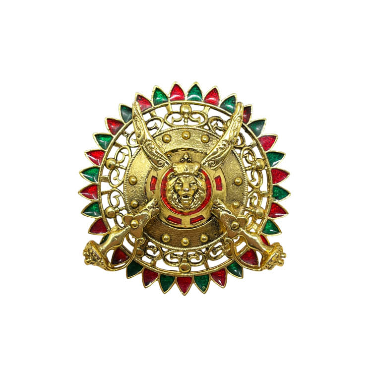 AAMIYA Gold Brooches & Saree Pins ( Pack of 1 ) AAMIYA Gold Brooches & Saree Pins ( Pack of 1 )