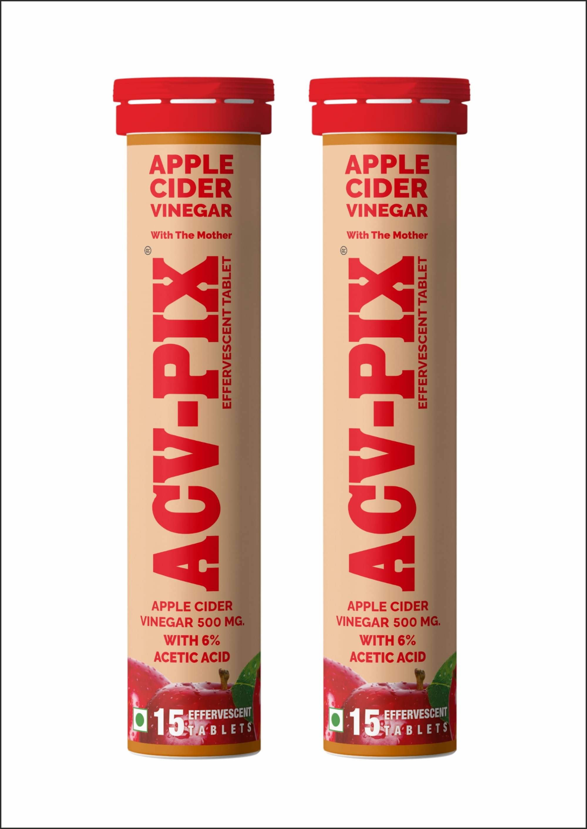 ACV-PIX Apple Cider Vinegar ( Pack of 2 )     			ACV-PIX Apple Cider Vinegar ( Pack of 2 )