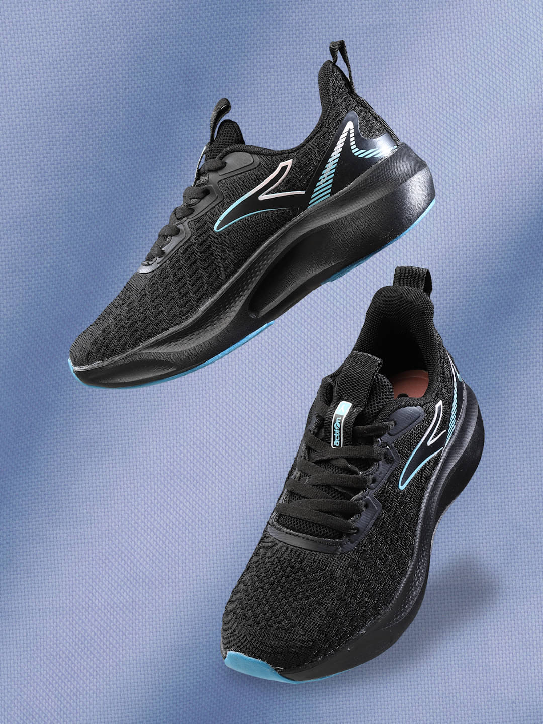     			Action - Black Women's Running Shoes
