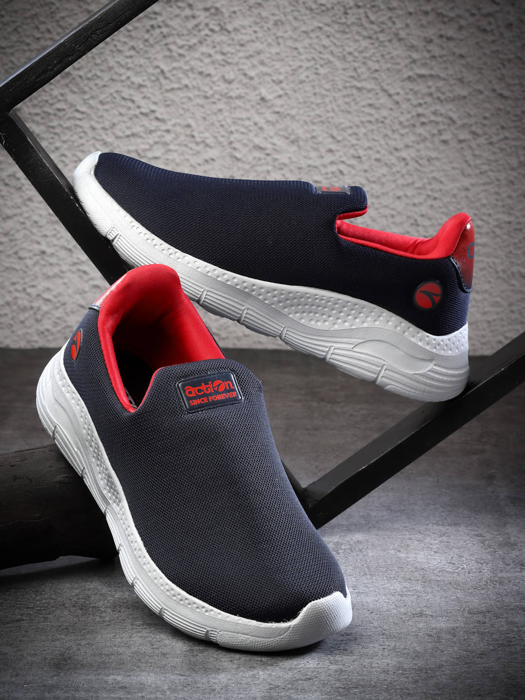     			Action - Navy Boy's Running Shoes ( 1 Pair )