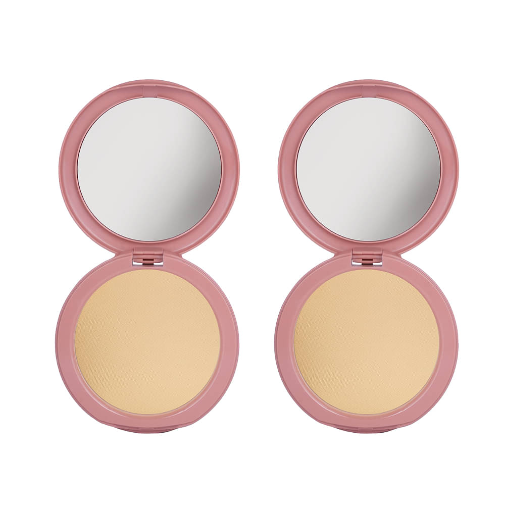     			Dazller Pressed Powder 8002 Honey Medium Pack of 2 40 g