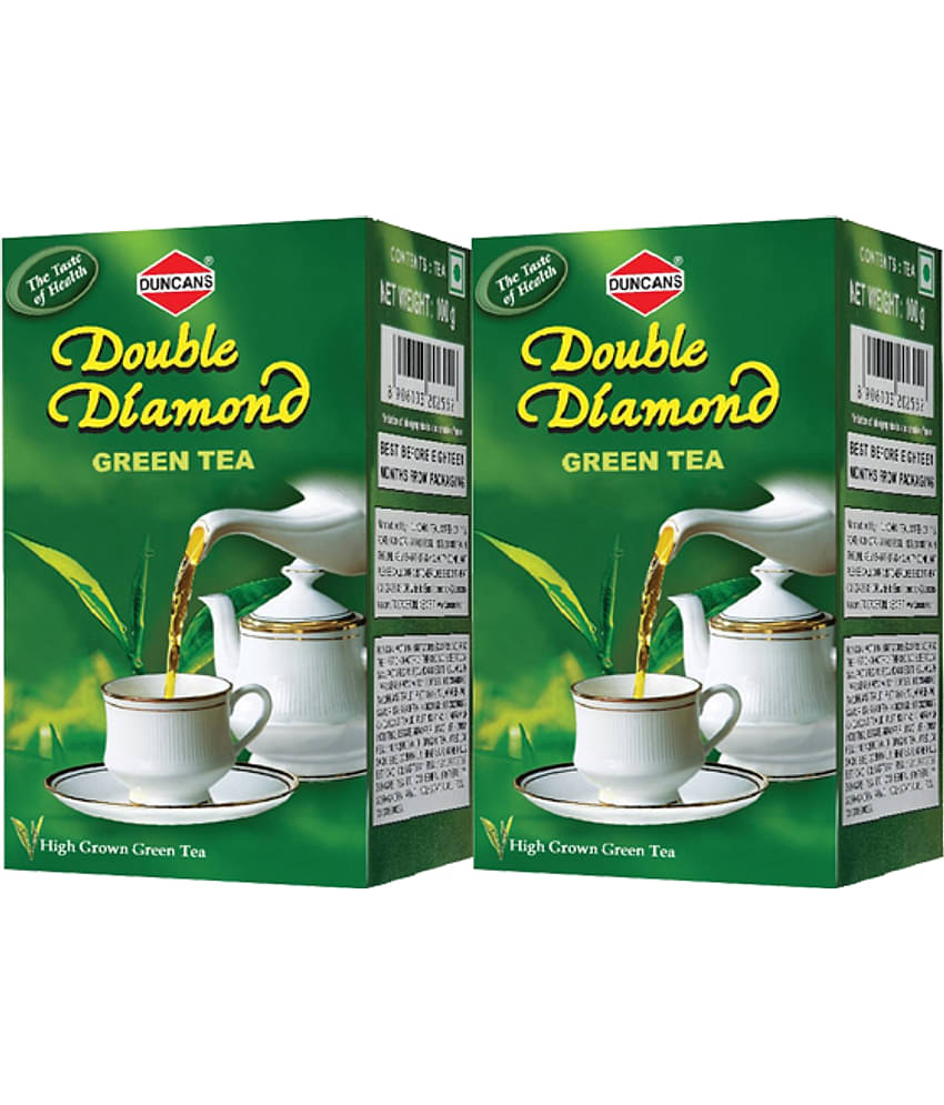 Duncans Double Diamond 100% Natural 200 gm Slimming Green Tea ( Loose Leaf )