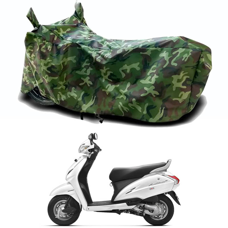 Gali Bazar Bike Body Cover for Honda Honda Activa BS6 ( Pack of 1 ) , Jungle Gali Bazar Bike Body Cover for Honda Honda Activa BS6 ( Pack of 1 ) , Jungle