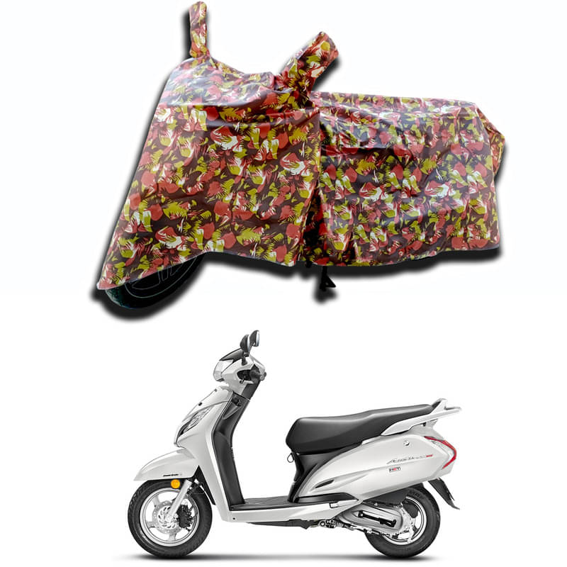 Gali Bazar Bike Body Cover for Honda Honda Activa BS6 ( Pack of 1 ) , Jungle Gali Bazar Bike Body Cover for Honda Honda Activa BS6 ( Pack of 1 ) , Jungle
