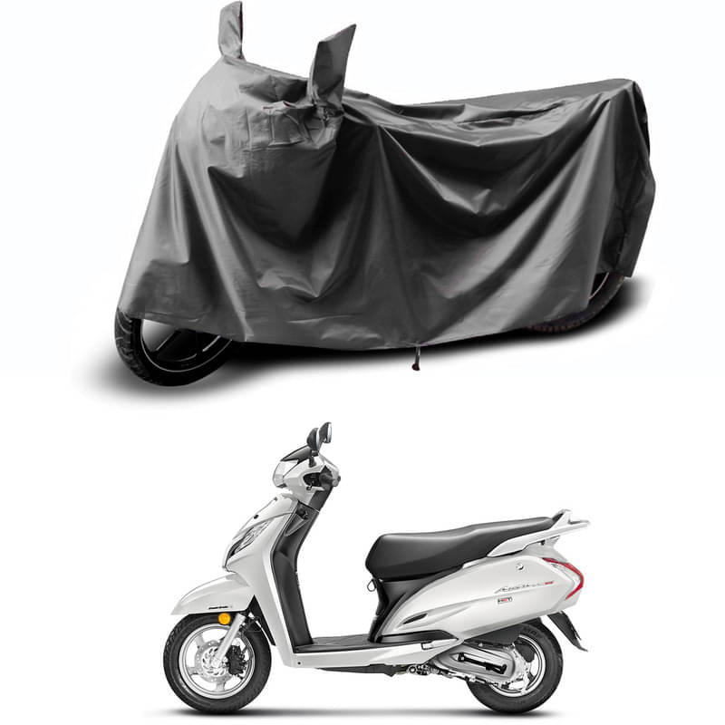 Gali Bazar Bike Body Cover for Honda Honda Activa 6G DLX ( Pack of 1 ) , Grey Gali Bazar Bike Body Cover for Honda Honda Activa 6G DLX ( Pack of 1 ) , Grey