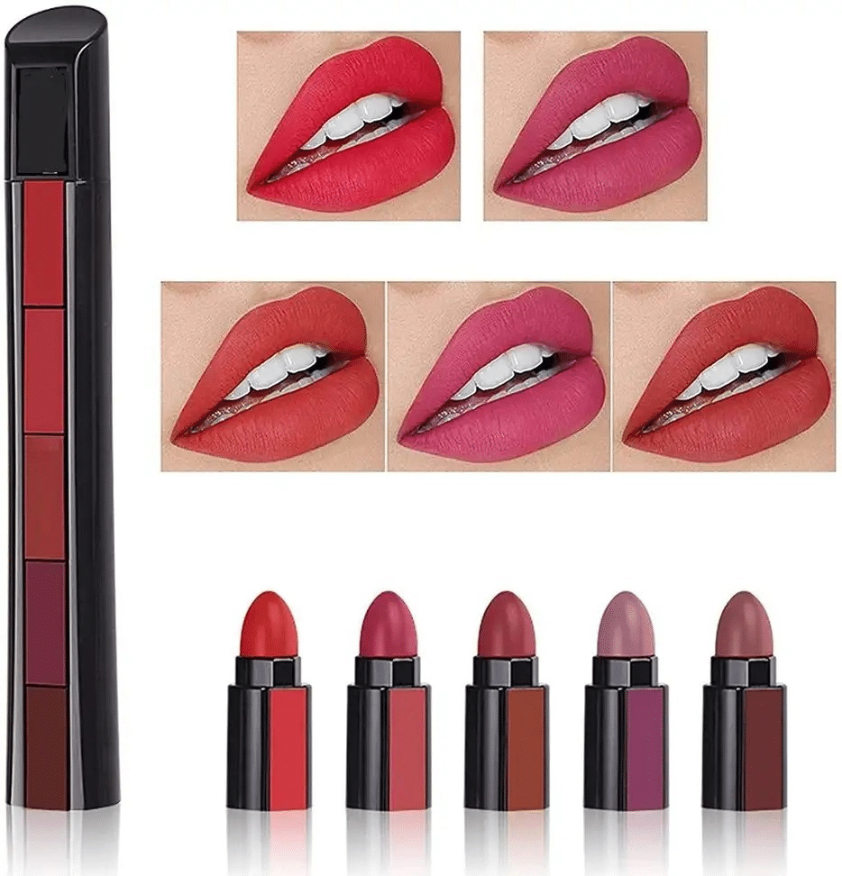     			Generic Multi Matte Waterproof Crayon Lipstick ( Pack of 1 )
