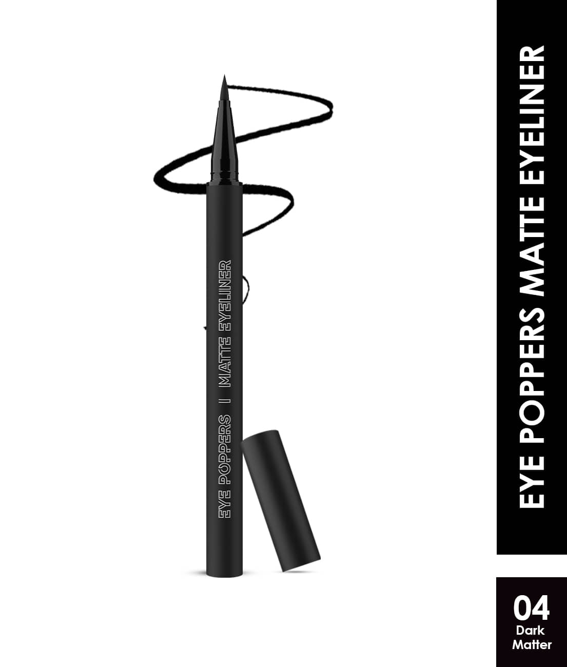 Glam21 Eye Poppers Matte Eyeliner Intense Pigment Smudge & Waterproof Color Pen Style 0.5 G Dark Matter - Makeup - Eyes | Buy online on ZillyBuy