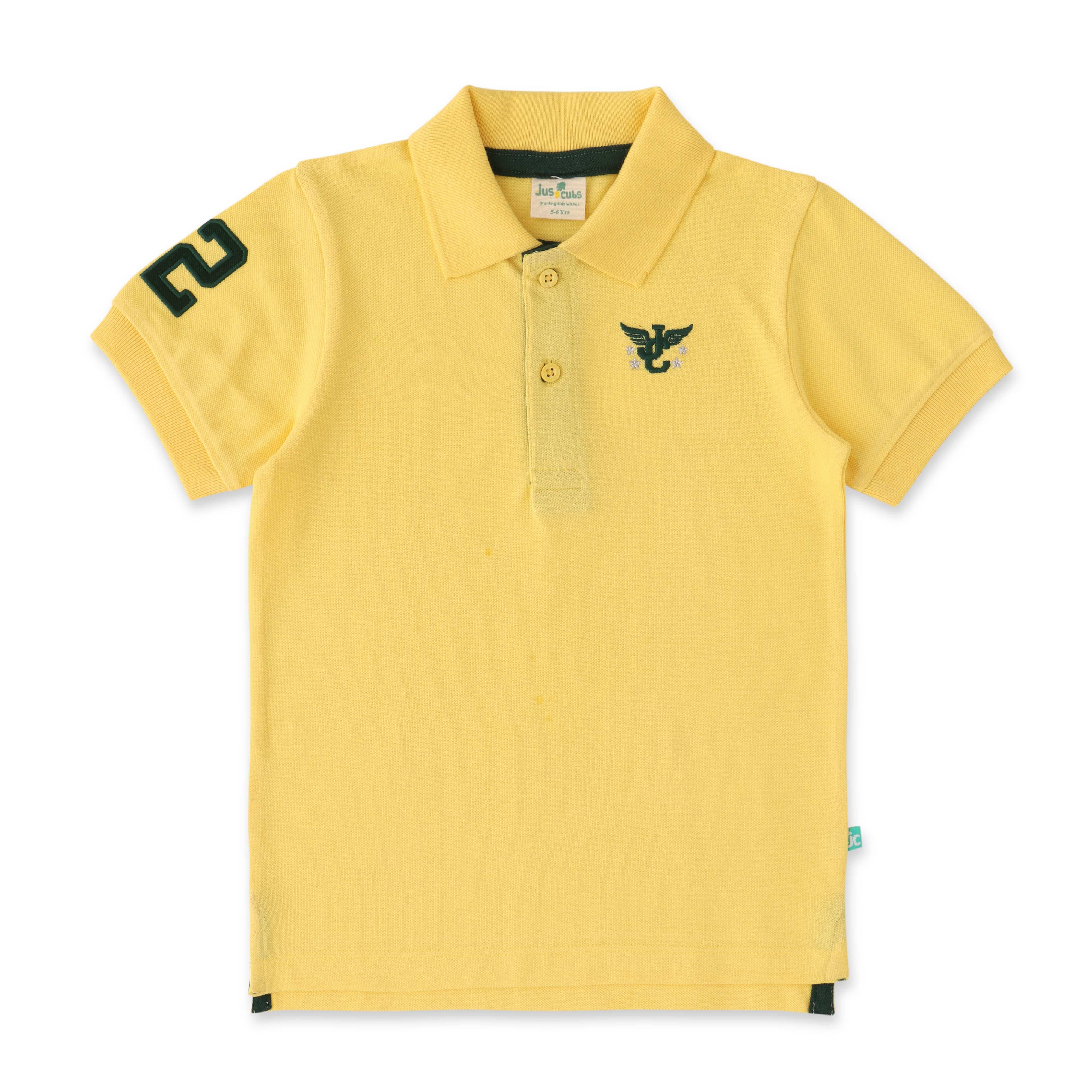     			Juscubs Pack of 1 Boys Cotton T-Shirt ( Yellow )