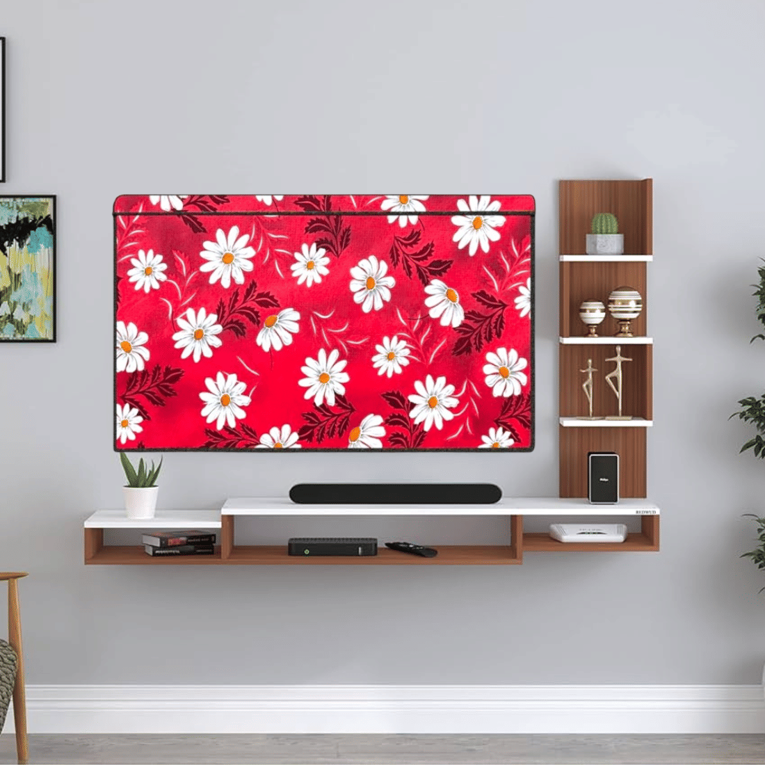 KALRA MAGIC Single Polyester Red TV Cover for Sony 81cm (32 in) LED/LCD TV KALRA MAGIC Single Polyester Red TV Cover for Sony 81cm (32 in) LED/LCD TV