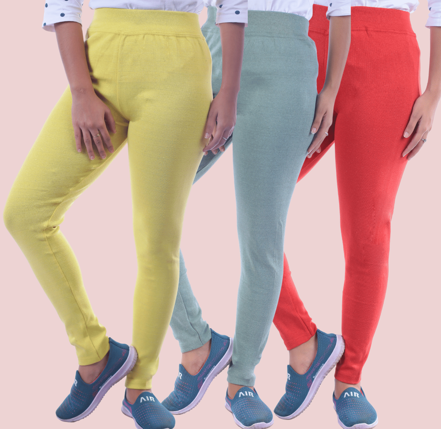     			KARARO Women Cotton Blend Skinny Fit Jegging