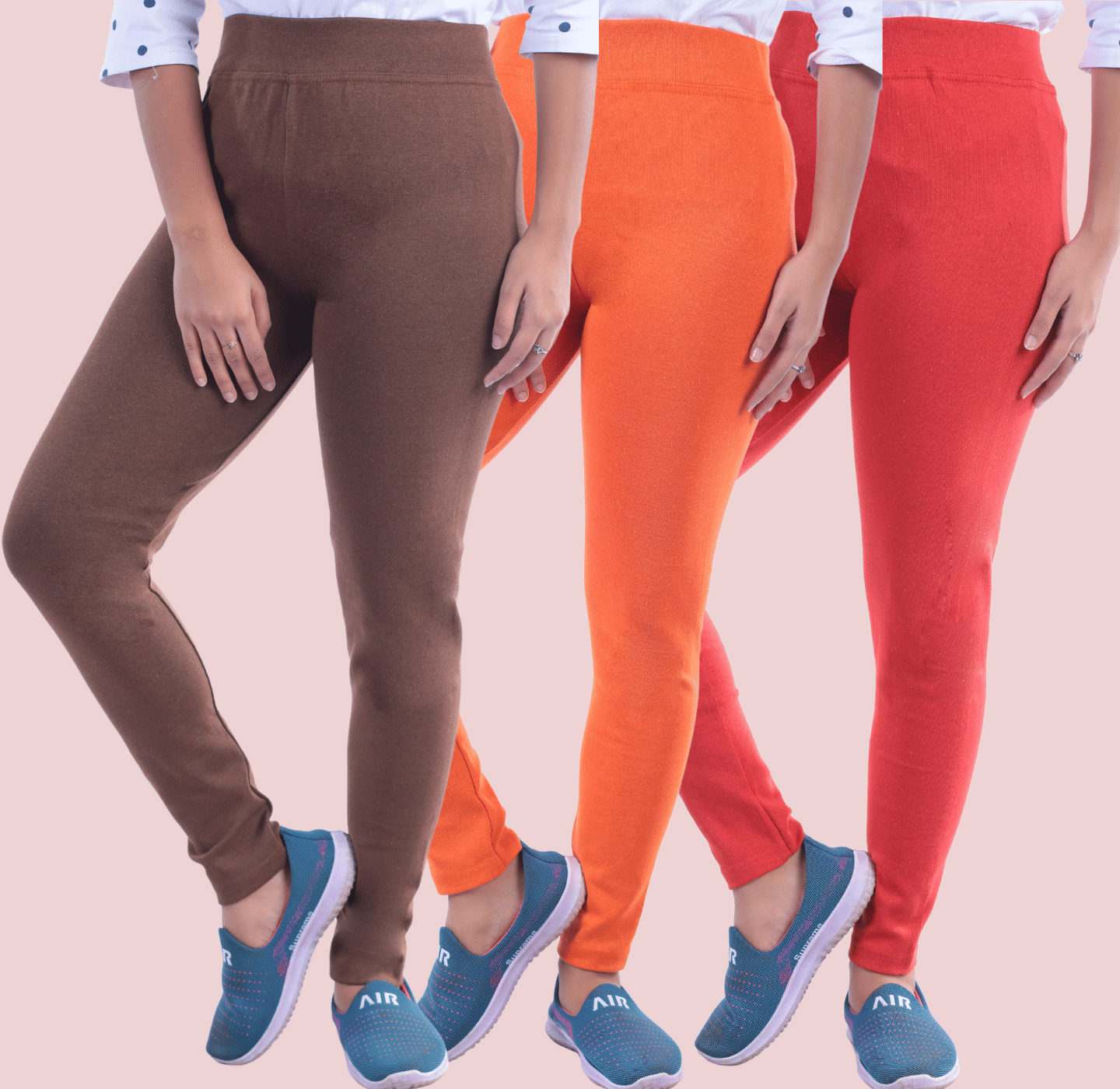     			KARARO Women Cotton Blend Skinny Fit Jegging