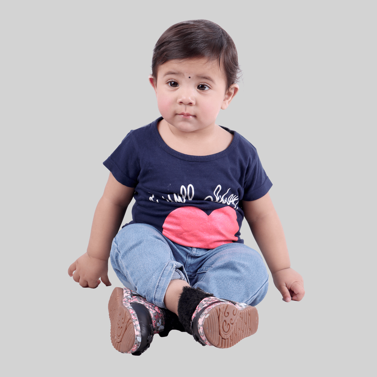    			Kidzee Kingdom Pack of 1 Baby Girls Cotton T-Shirt ( Blue )