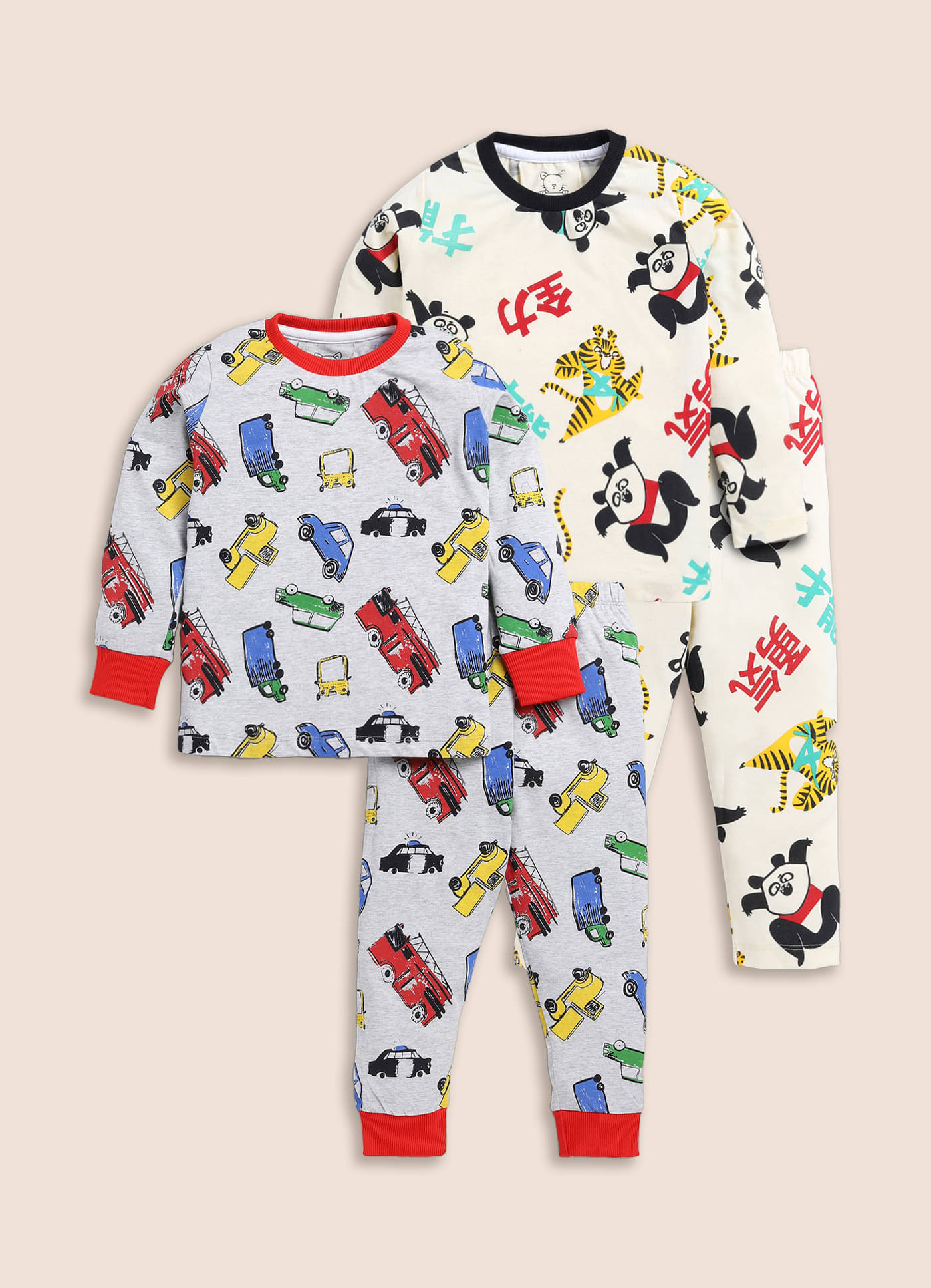 Lazy Shark Pack of 2 Boys Cotton Blend T-Shirt & Pants Set ( Yellow ) Lazy Shark Pack of 2 Boys Cotton Blend T-Shirt & Pants Set ( Yellow )