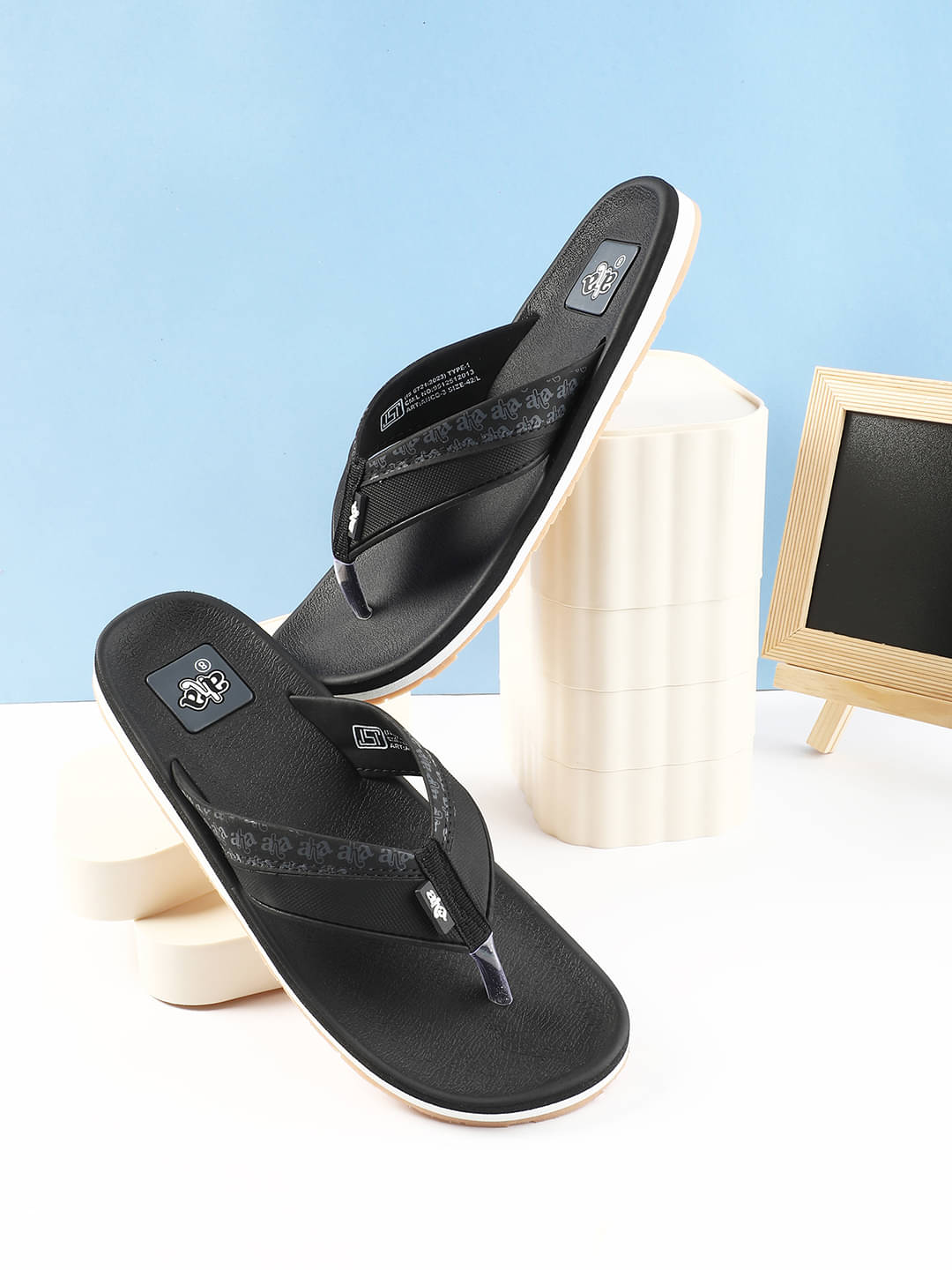     			Liberty Black Men's Thong Flip Flop