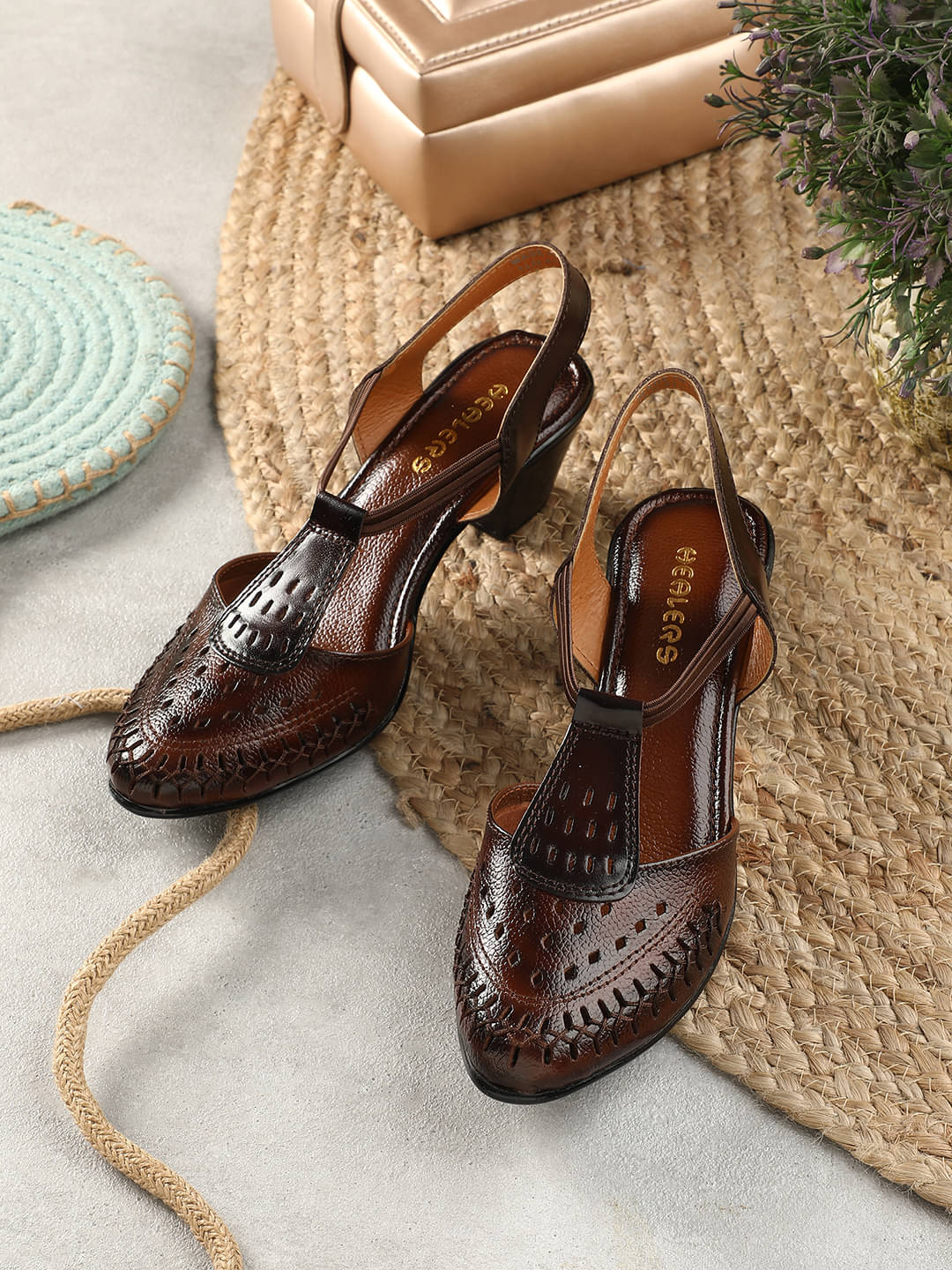     			Liberty Brown Women's Sandal Heels