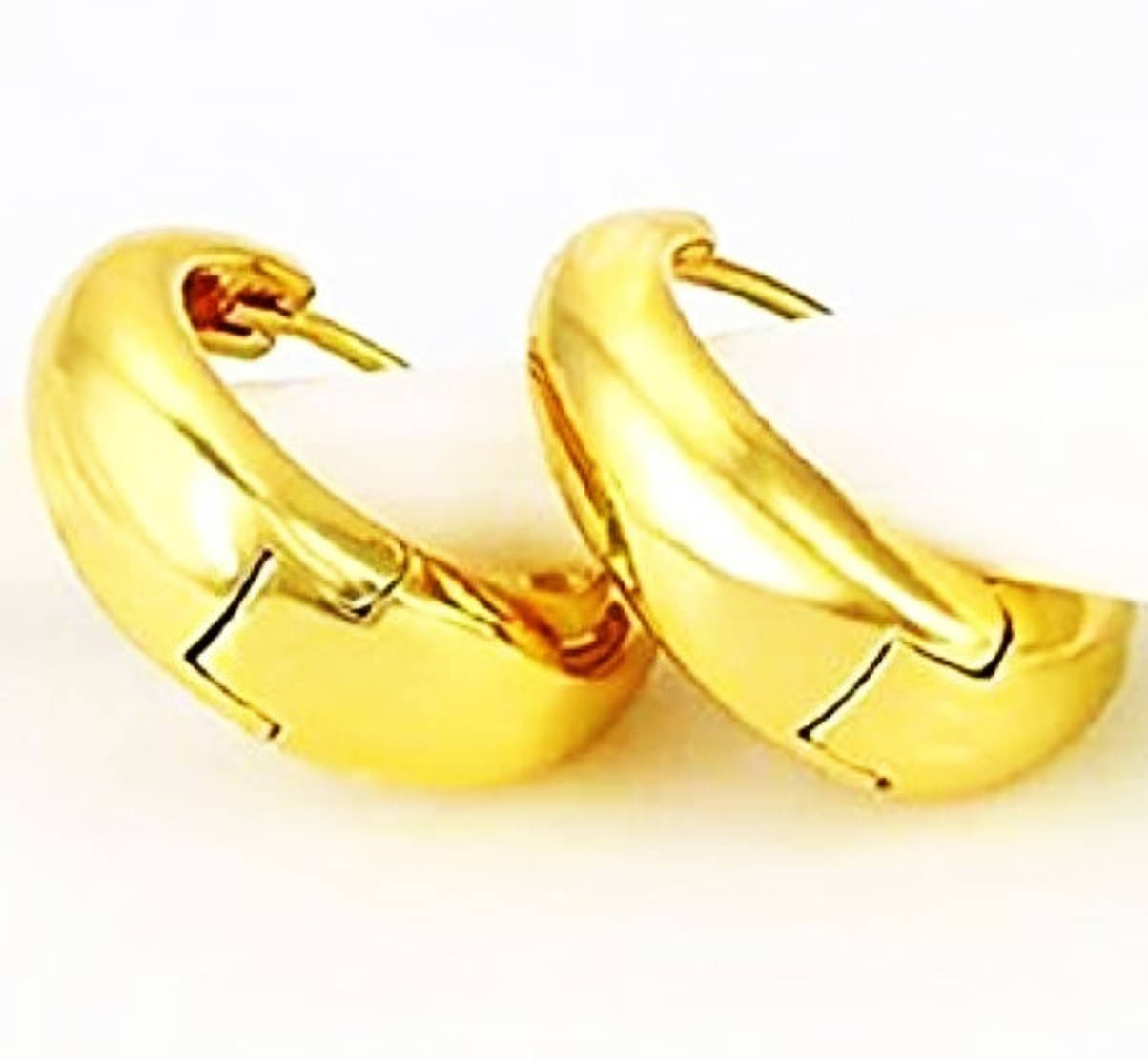     			Mehak Creation Gold Hoops Earrings ( Pack of 1 )
