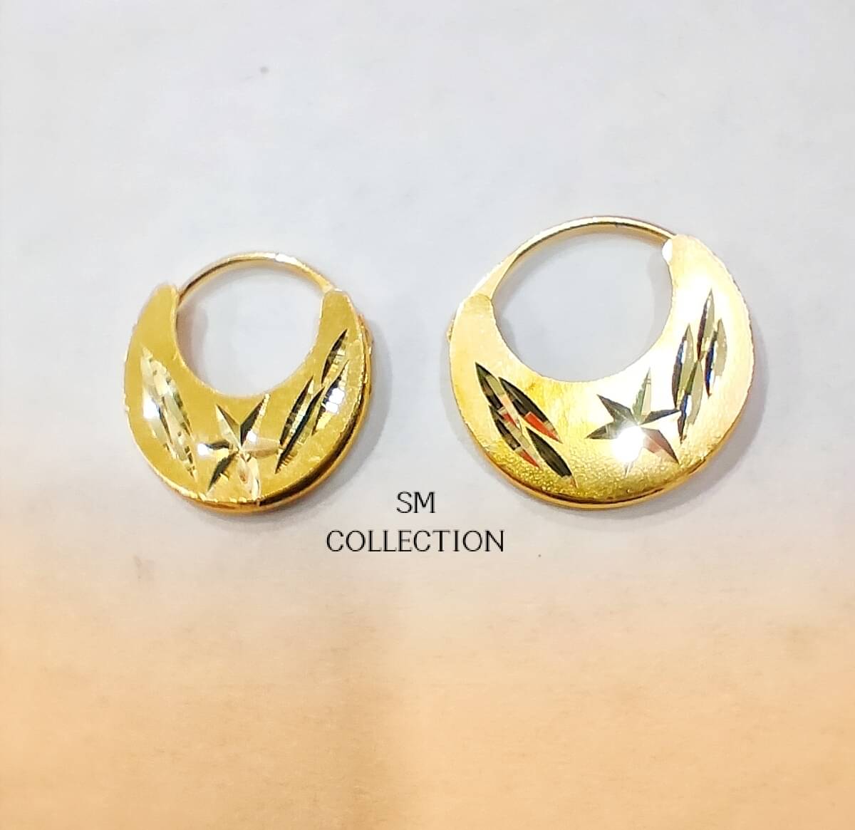     			Mehak Creation Gold Hoops Earrings ( Pack of 1 )