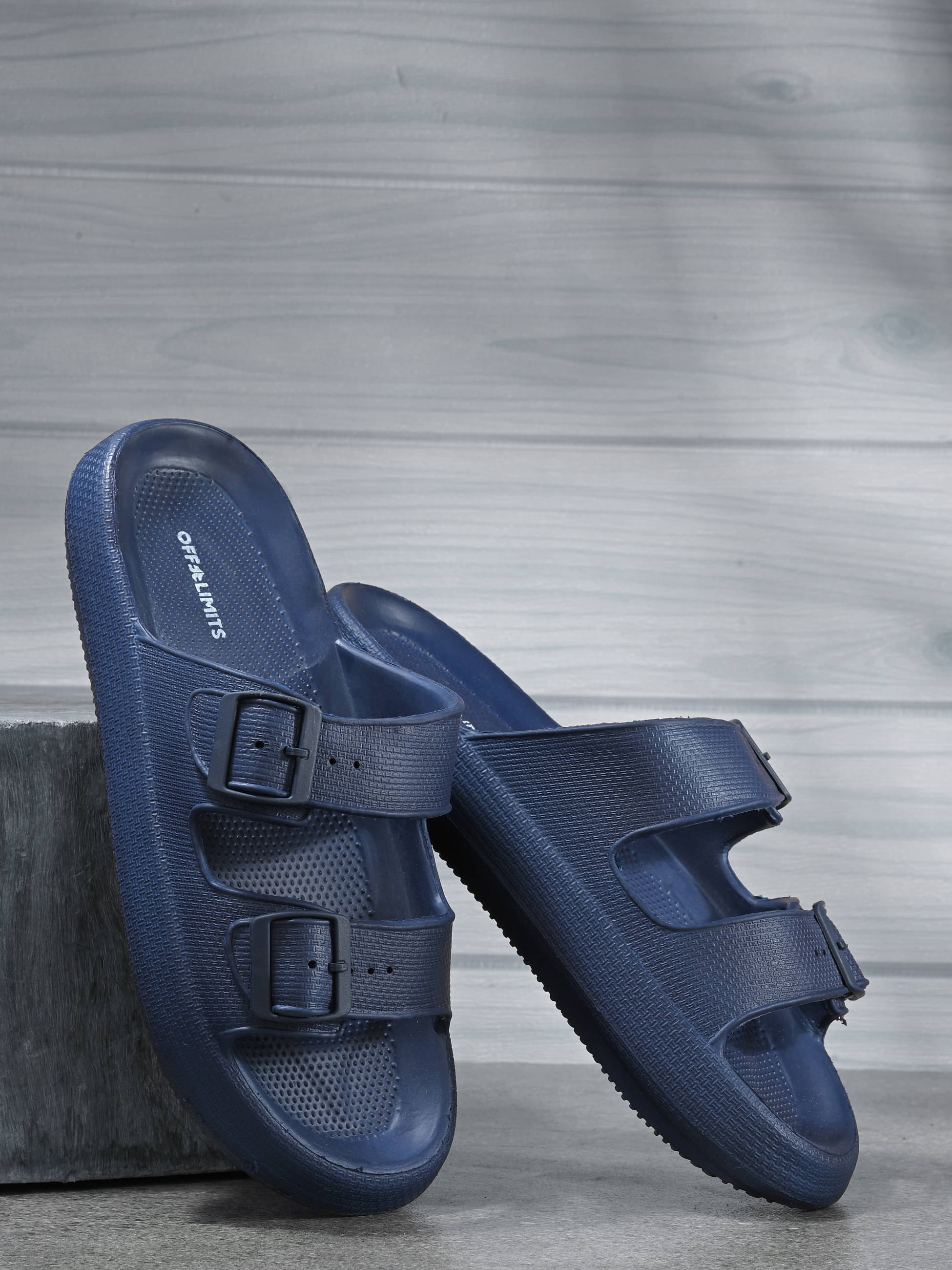     			OFF LIMITS Navy Men's Slide Flip Flop