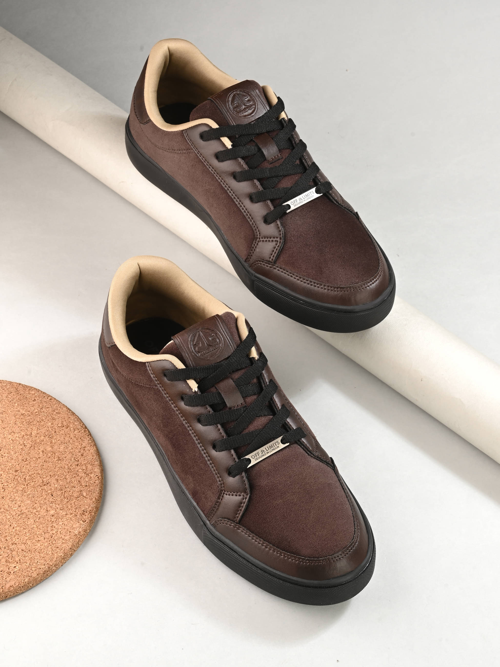     			OFF LIMITS OXFORD Brown Men's Sneakers