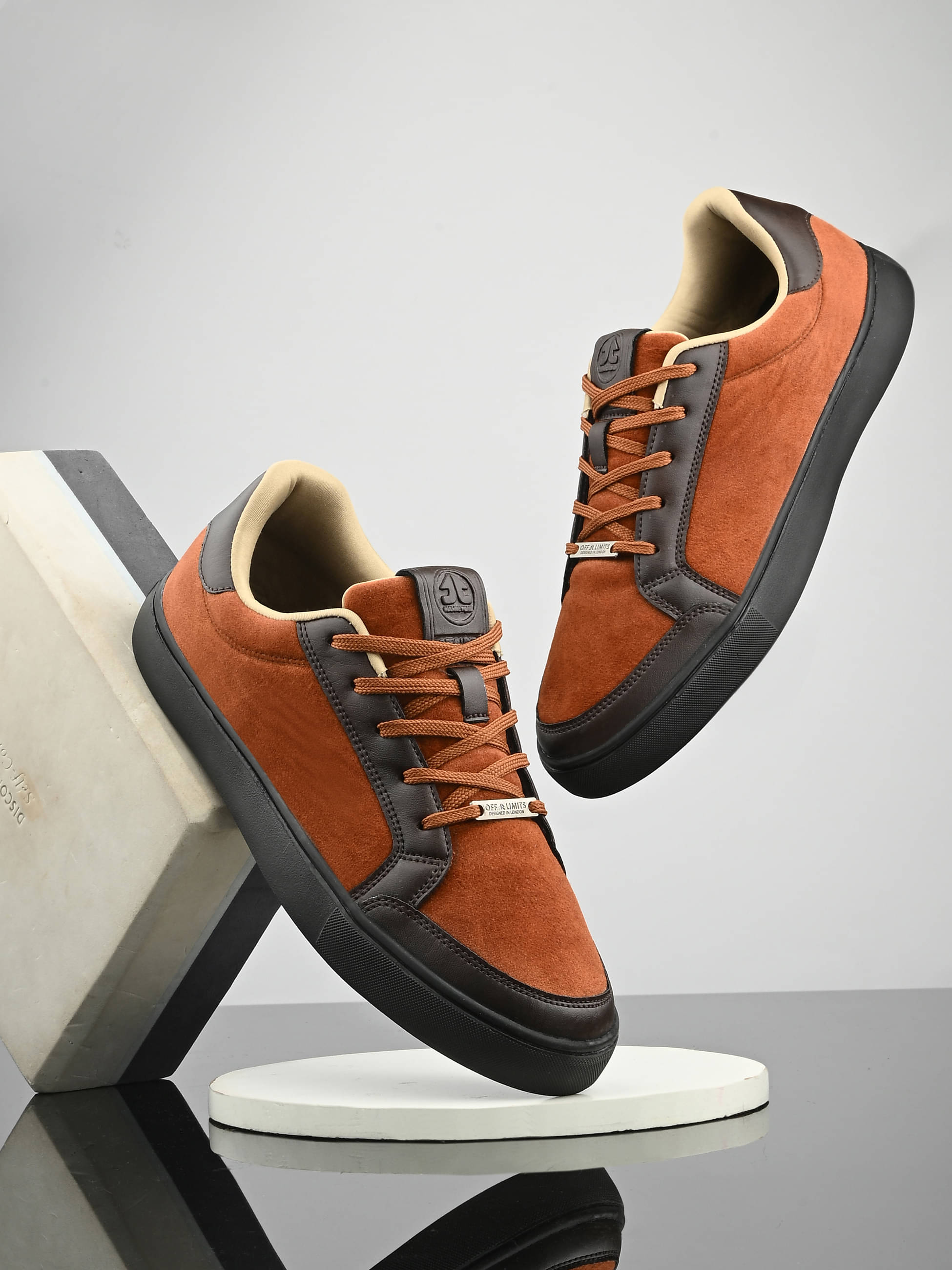     			OFF LIMITS OXFORD Tan Men's Sneakers