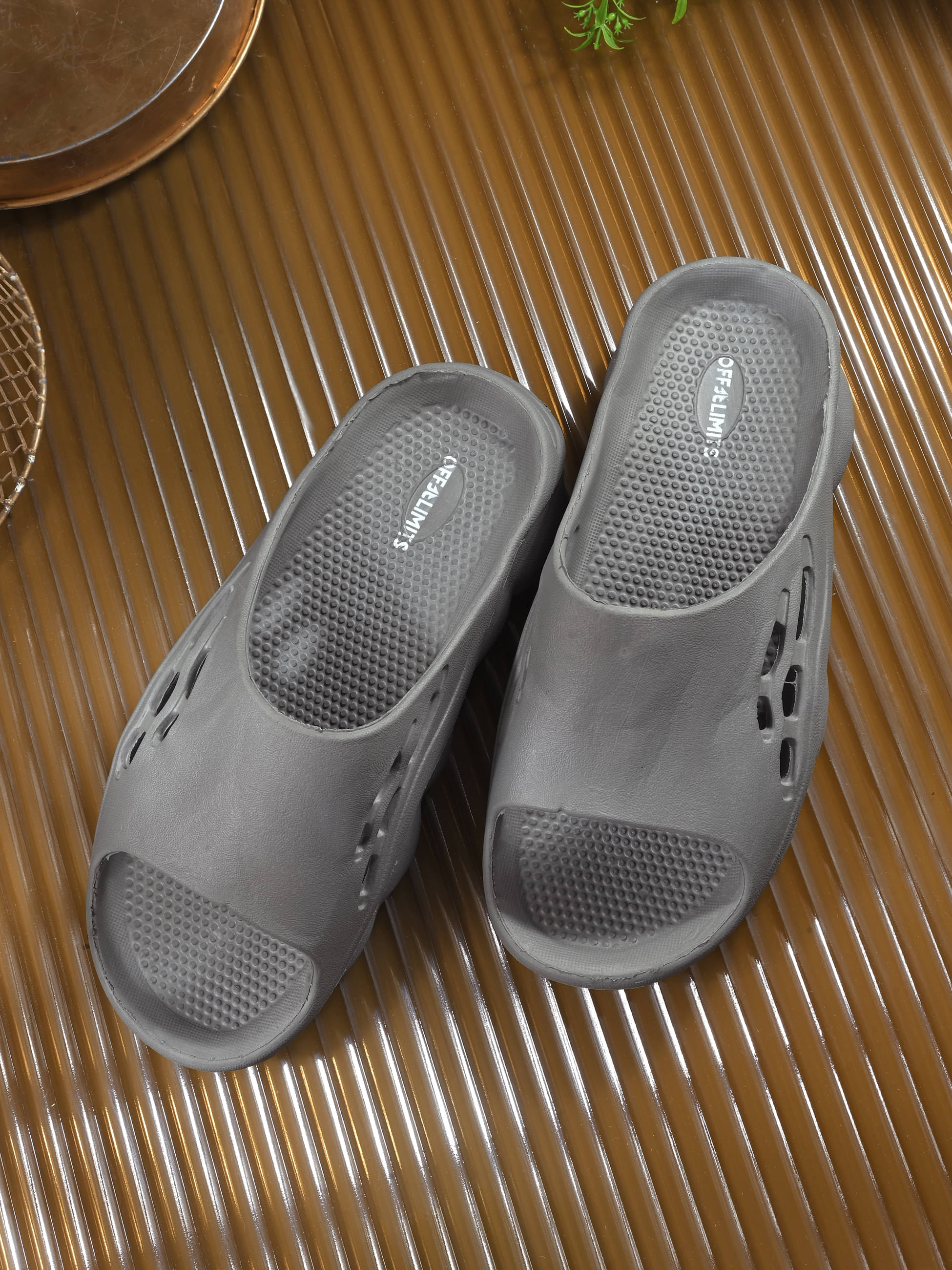     			OFF LIMITS Olive Men's Slide Flip Flop