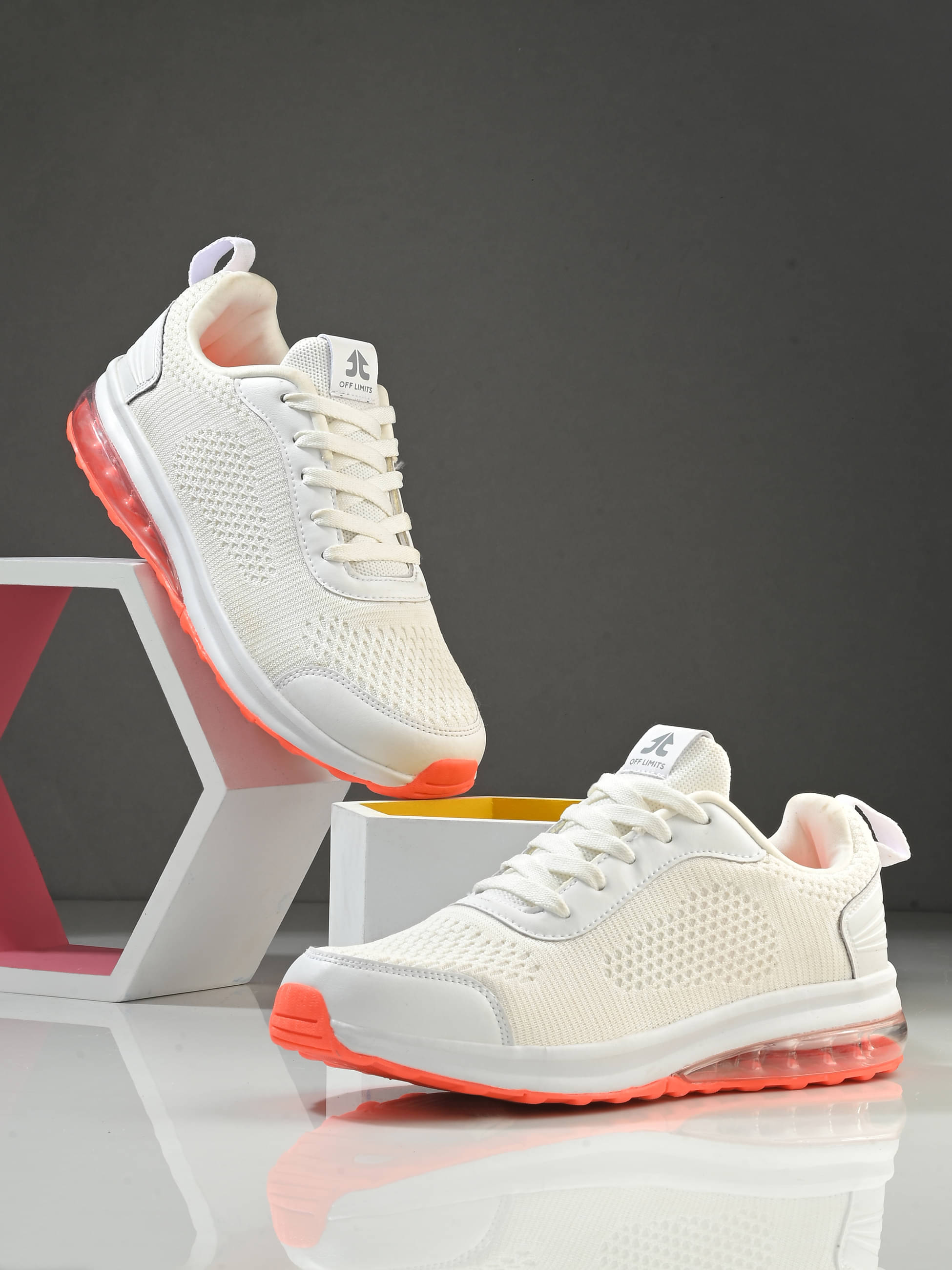     			OFF LIMITS PHOENIX White Men's Sports Running Shoes